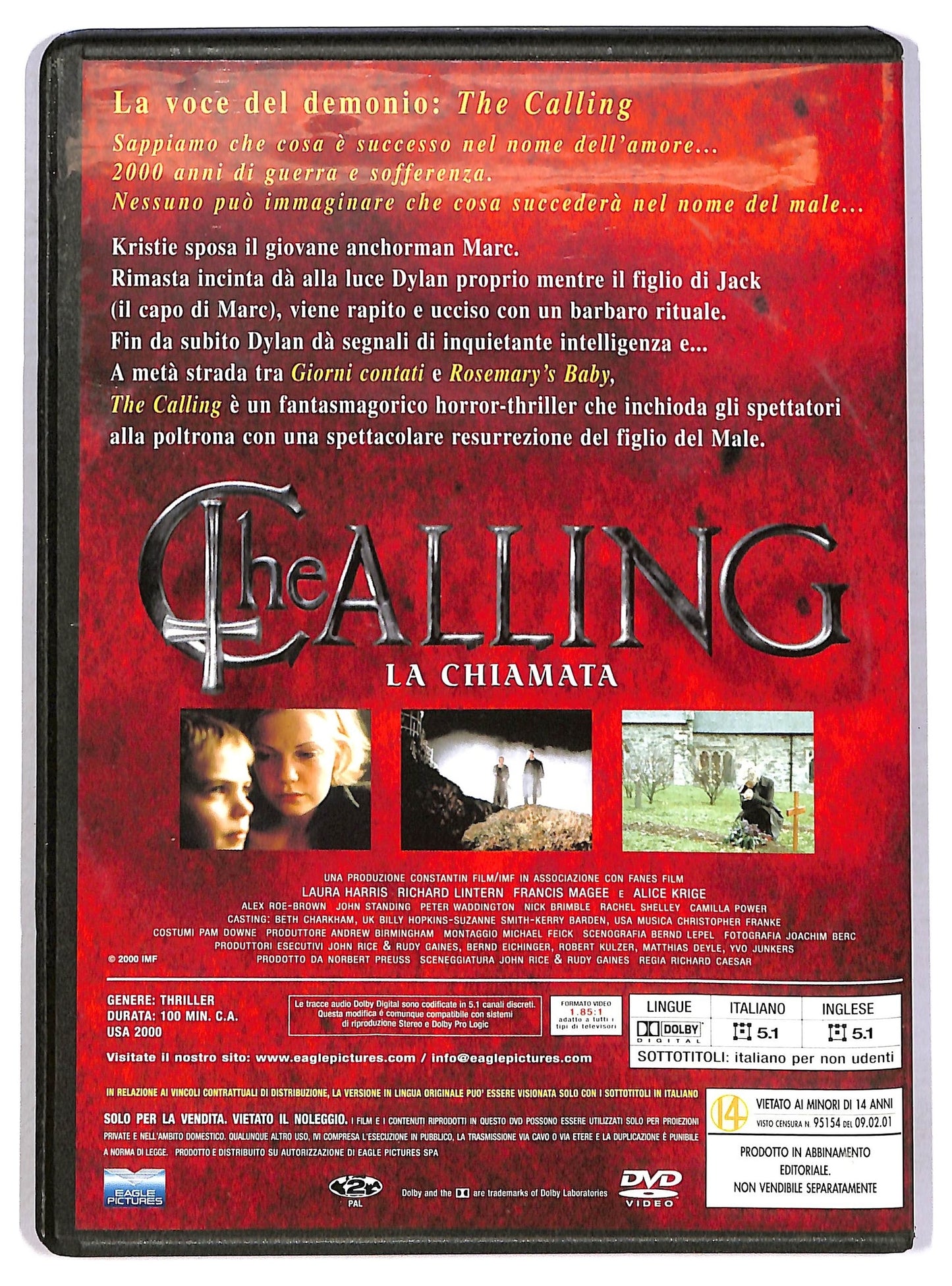 EBOND The Calling - La chiamata EDITORIALE DVD D789762