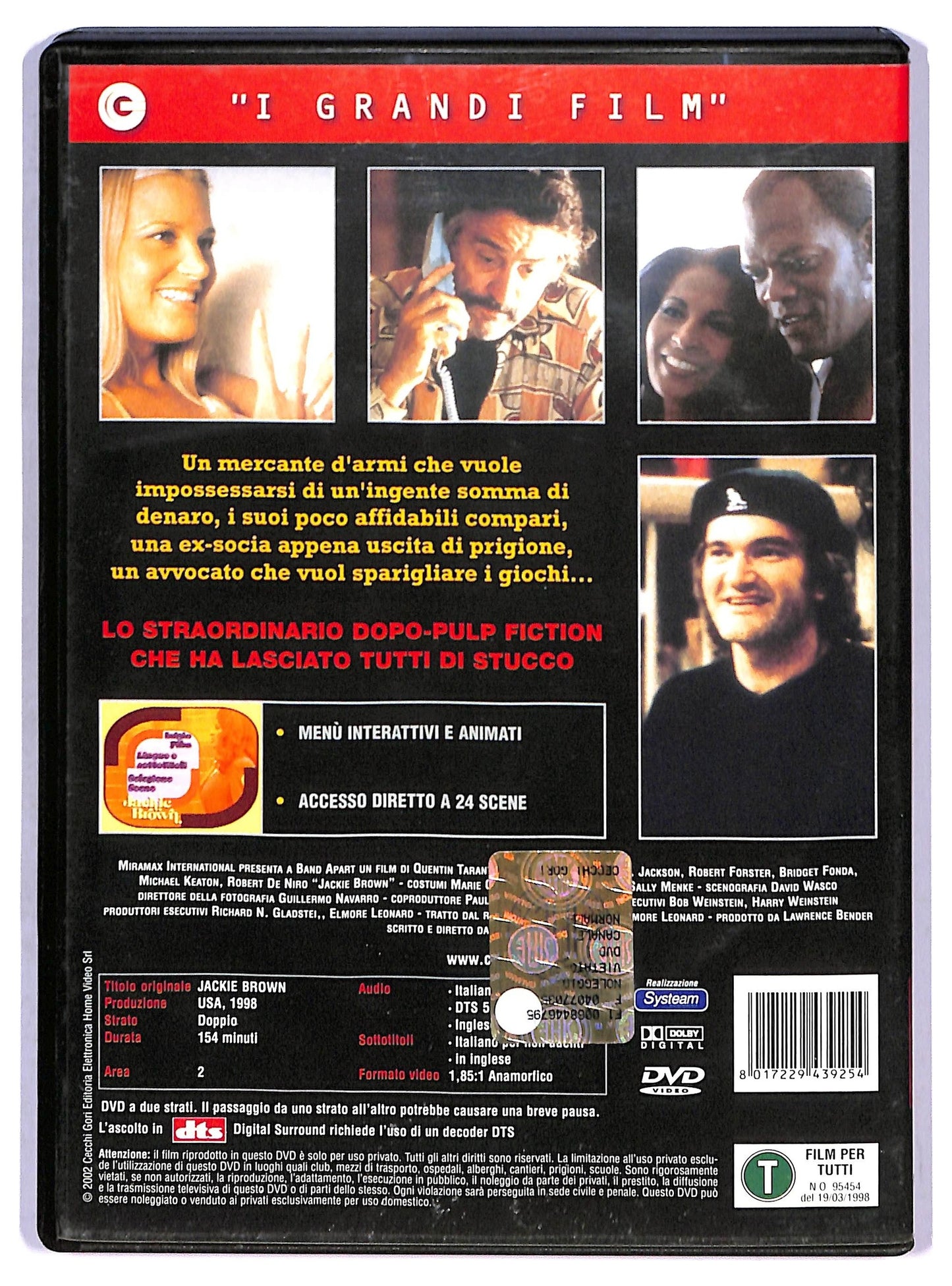 EBOND jackie brown DVD D789836