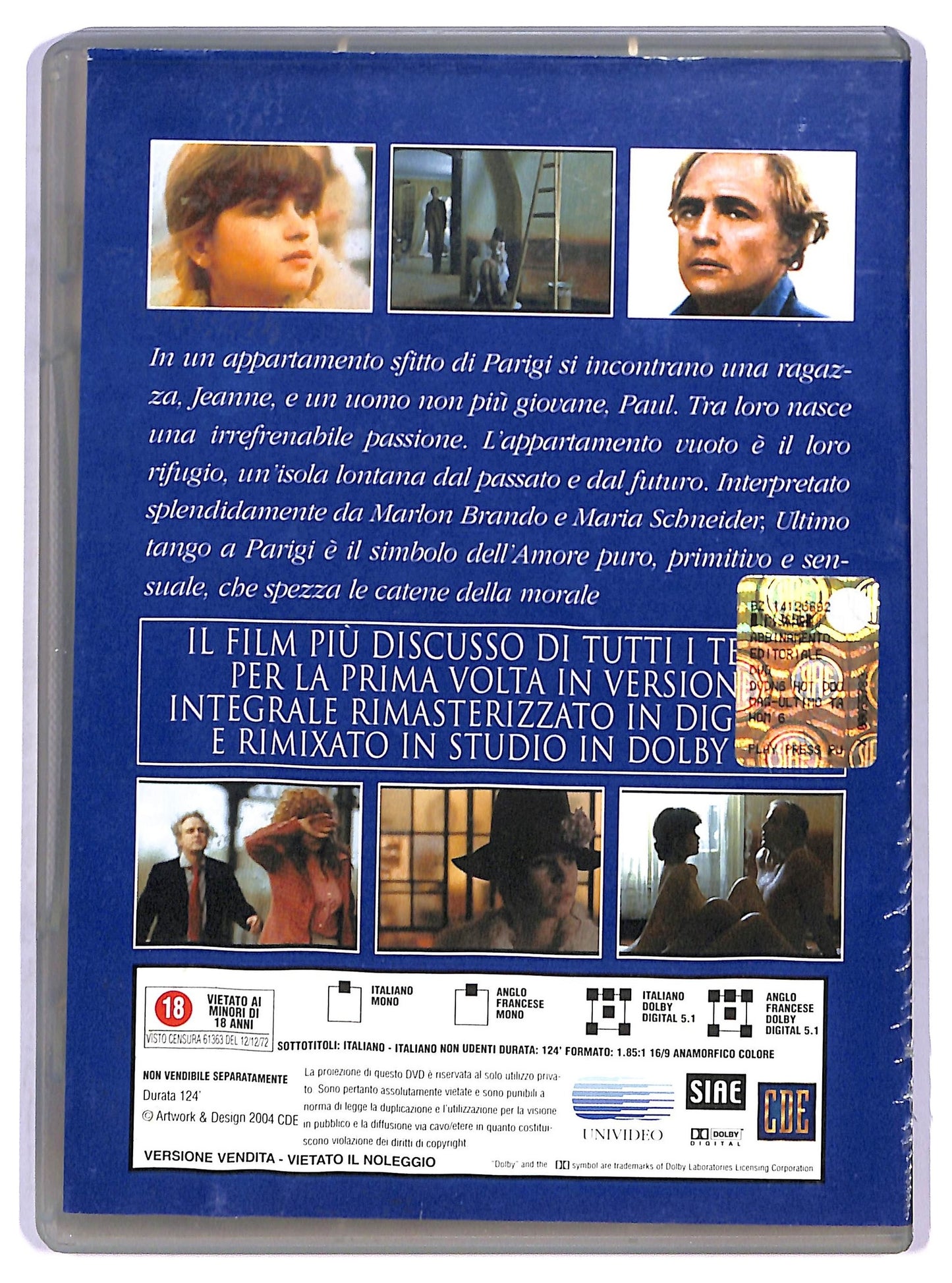 EBOND Ultimo tango a Parigi EDITORIALE DVD D789837