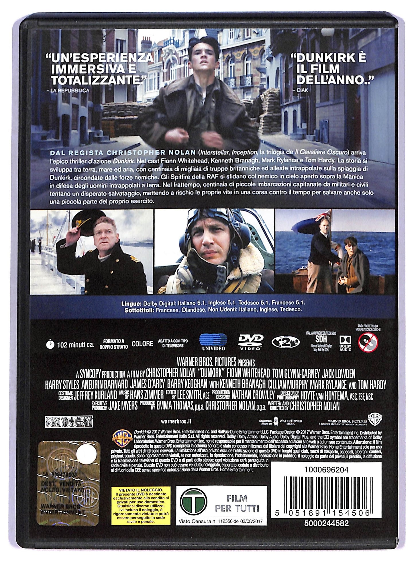 EBOND dunkirk DVD D789840