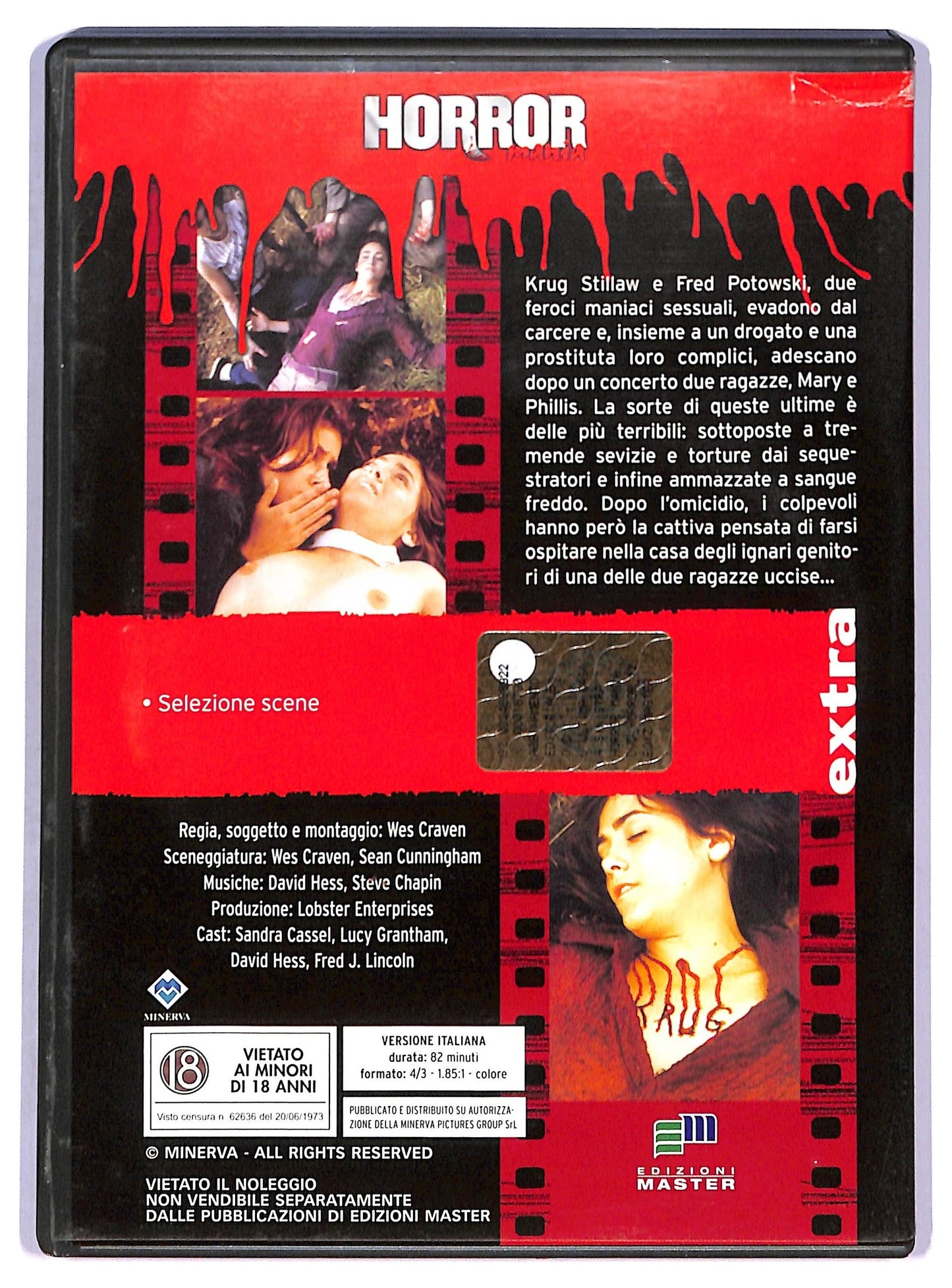 EBOND L'ultima Casa a Sinistra  DVD  Editoriale D789845
