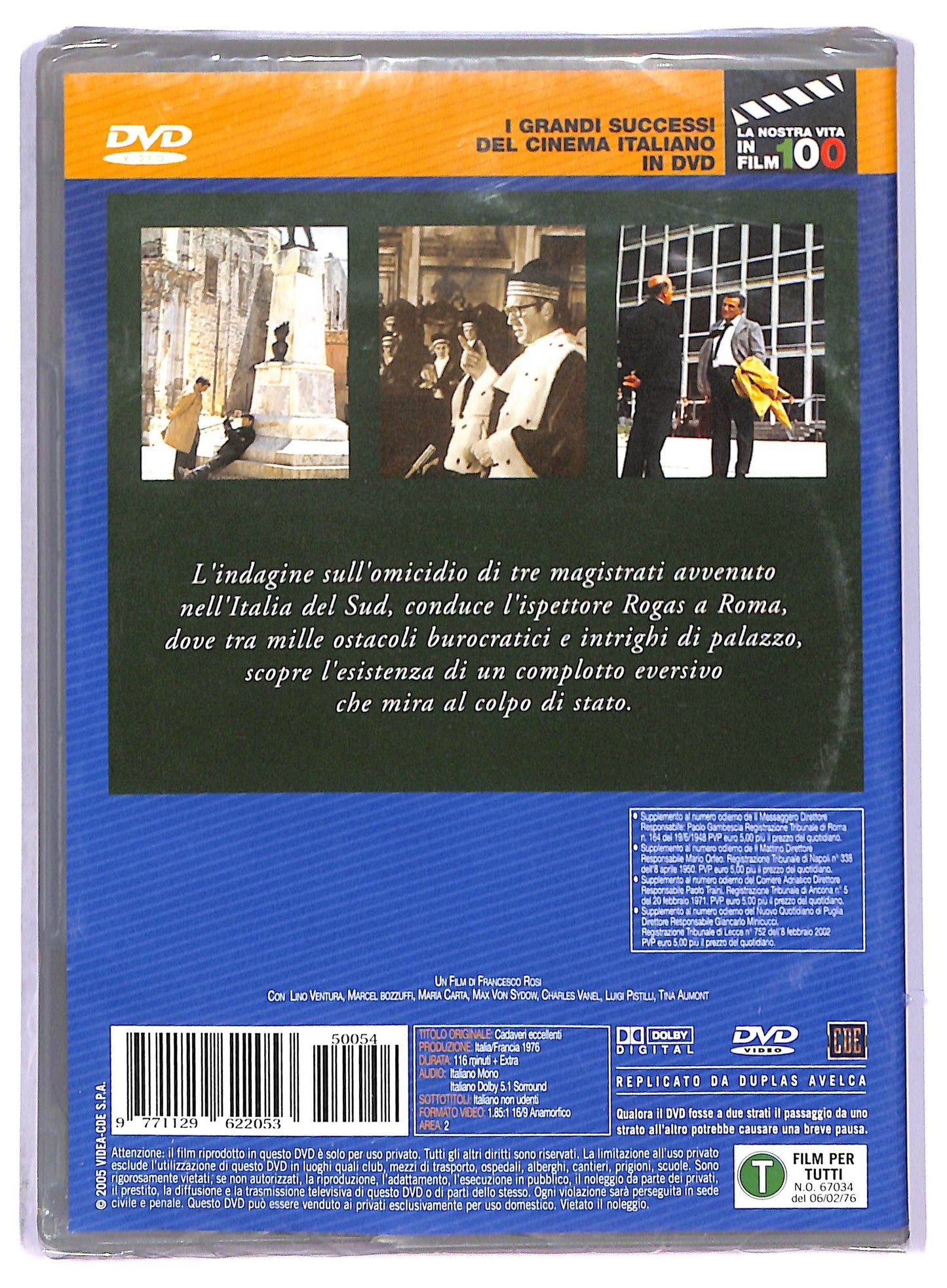 EBOND Cadaveri eccellenti EDITORIALE DVD D789913