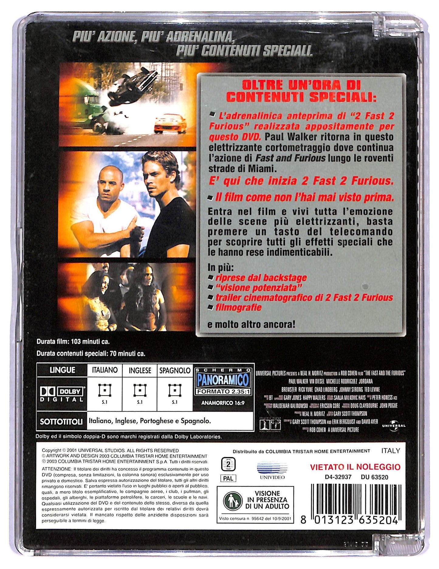 EBOND fast and furious - hot edition  SJB DVD D789929