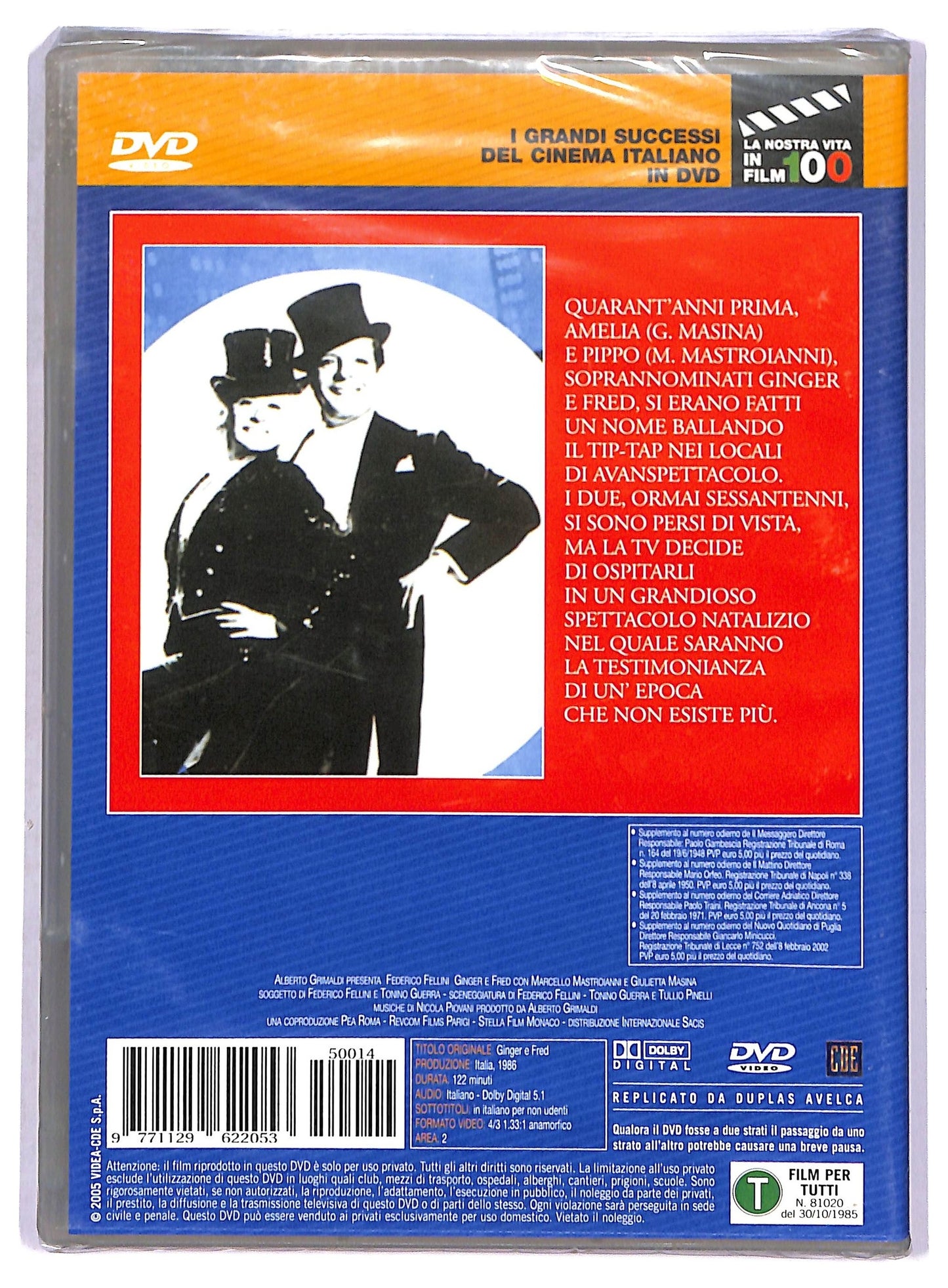 EBOND Ginger e Fred DVD  Editoriale D789954