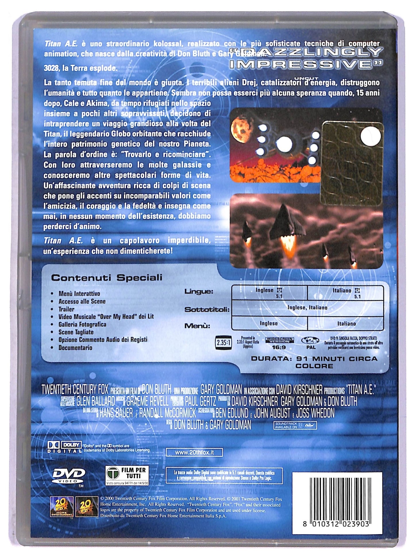 EBOND Titan A.E. DVD D790014