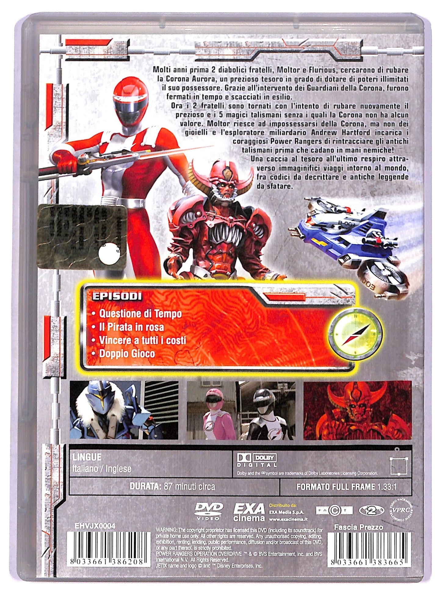 EBOND Power Rangers Operation Overdrive volume 2 EDITORIALE DVD D790046