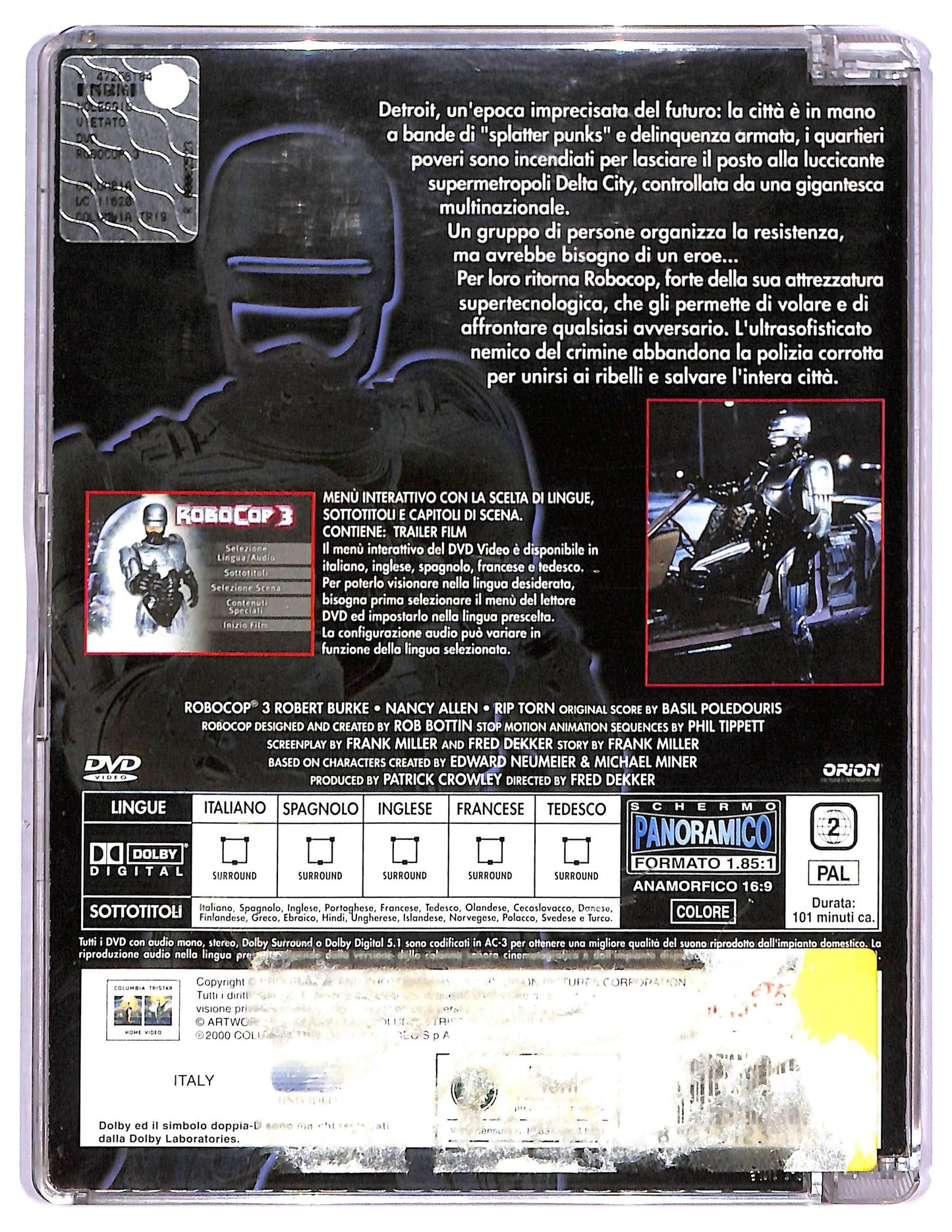 EBOND Robocop 3 DVD Sjb D790048