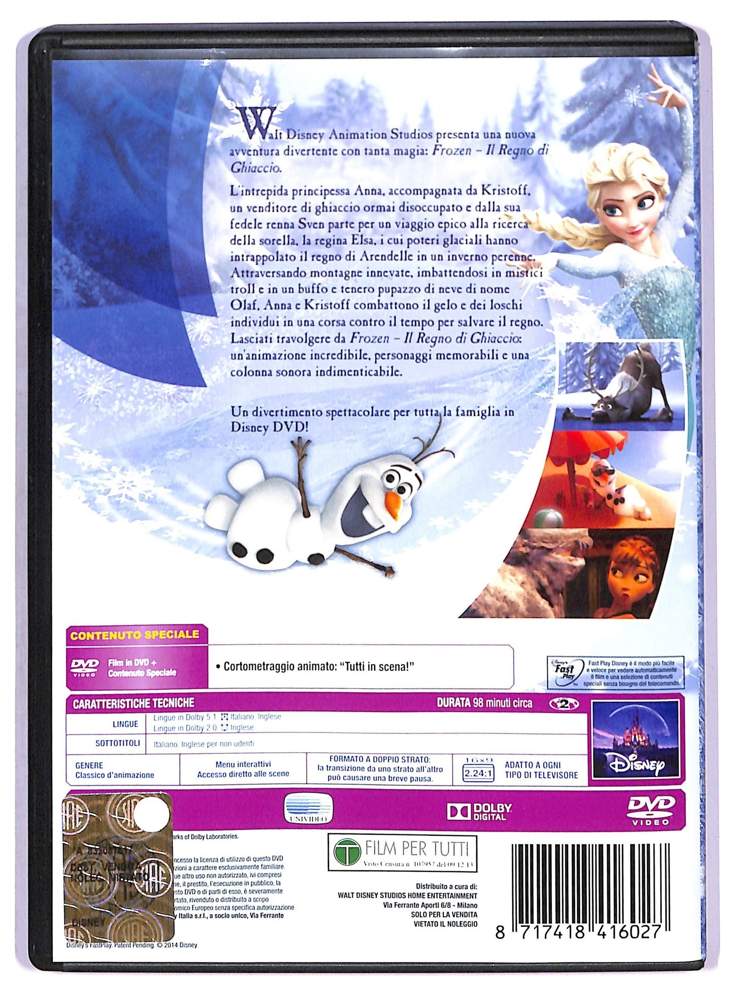 EBOND Frozen - Il Regno Di Ghiaccio DVD D790062