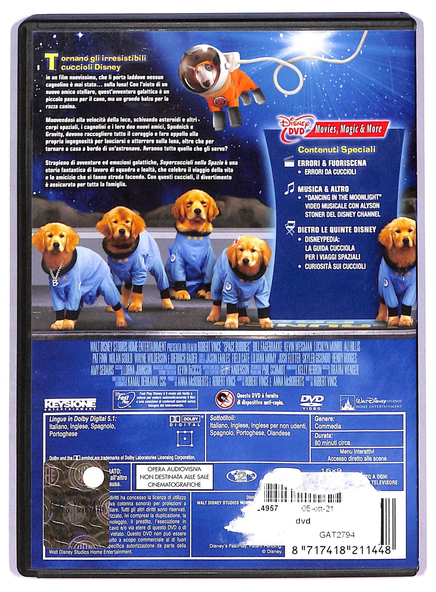 EBOND Space Buddies DVD D790129
