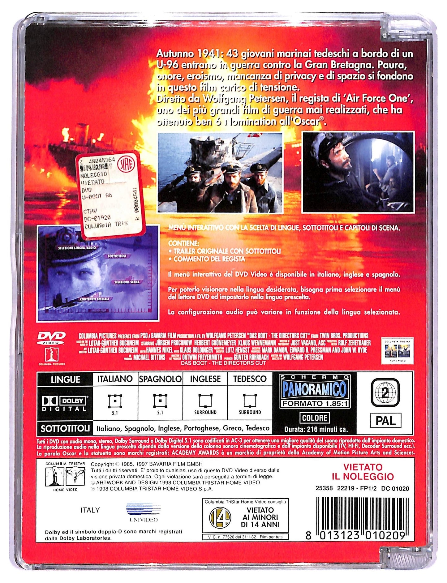 EBOND U-Boot 96 THE DIRECTOR'S CUT SJB DVD D790152