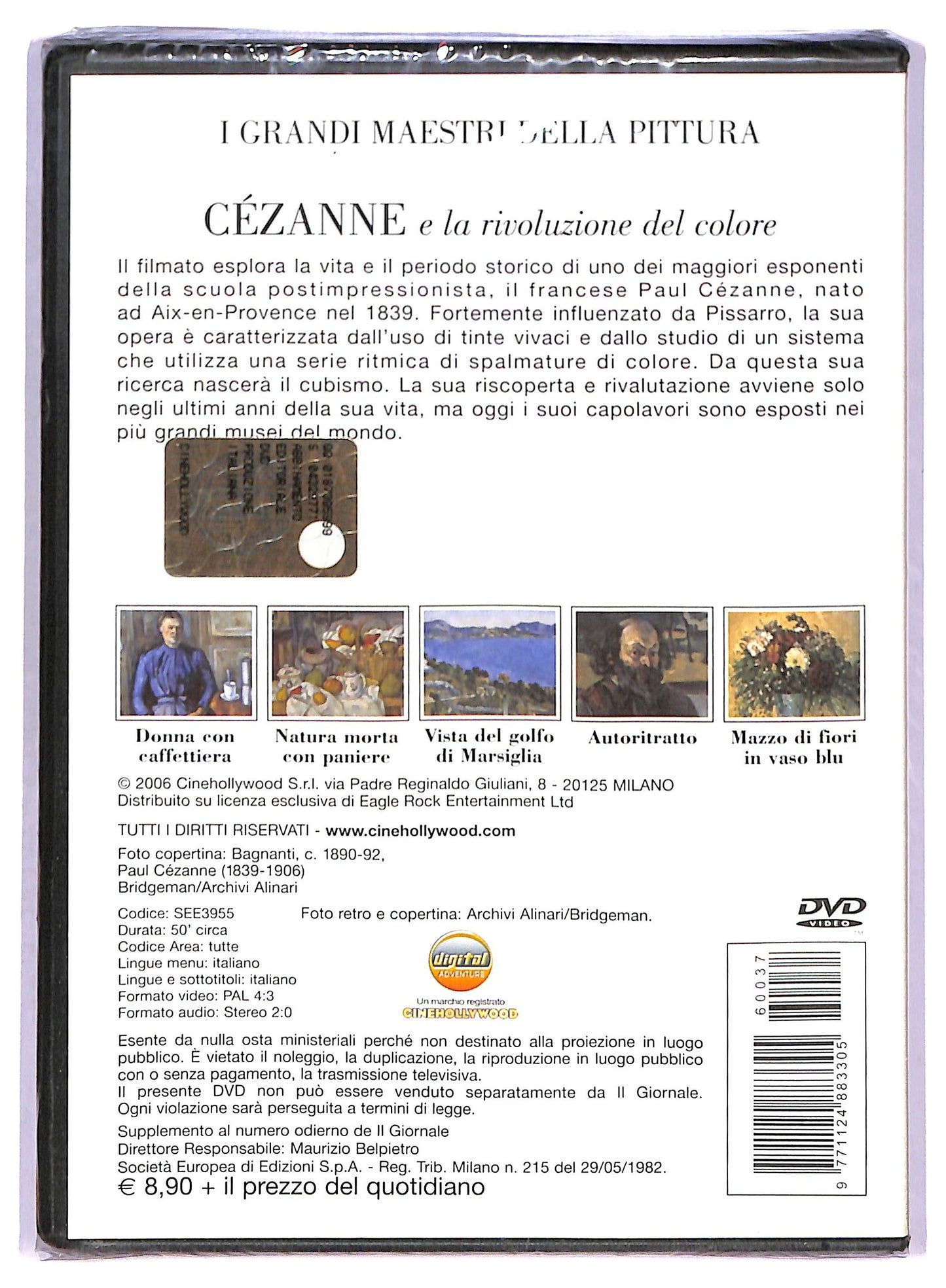 EBOND I grandi maestri della pittura - Cezanne EDITORIALE DVD D790216
