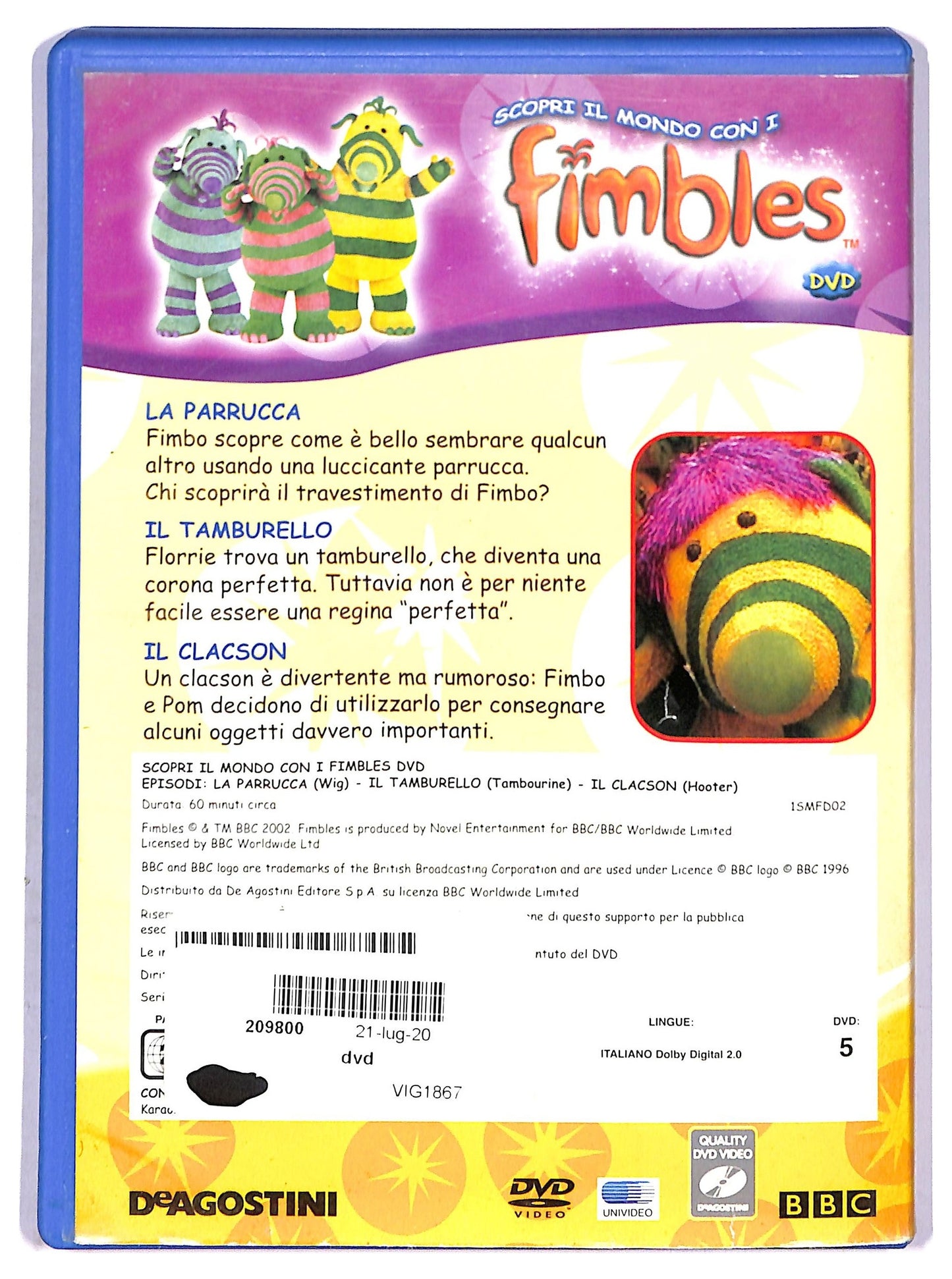 EBOND Scopri il mondo con  i fimbles volume 2 EDITORIALE DVD D790220