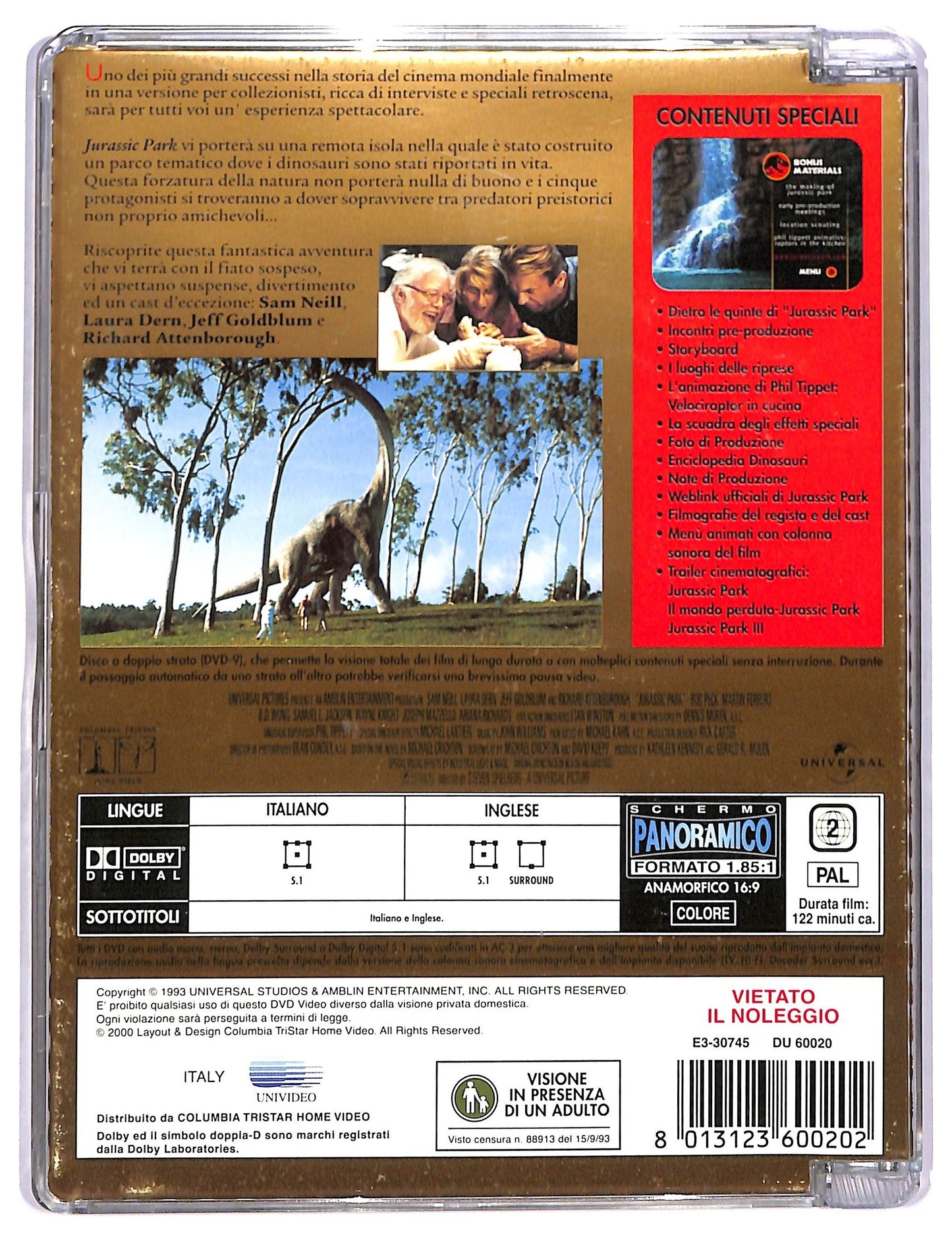 EBOND Jurassic Park COLLECTOR'S EDITION SJB DVD D790250