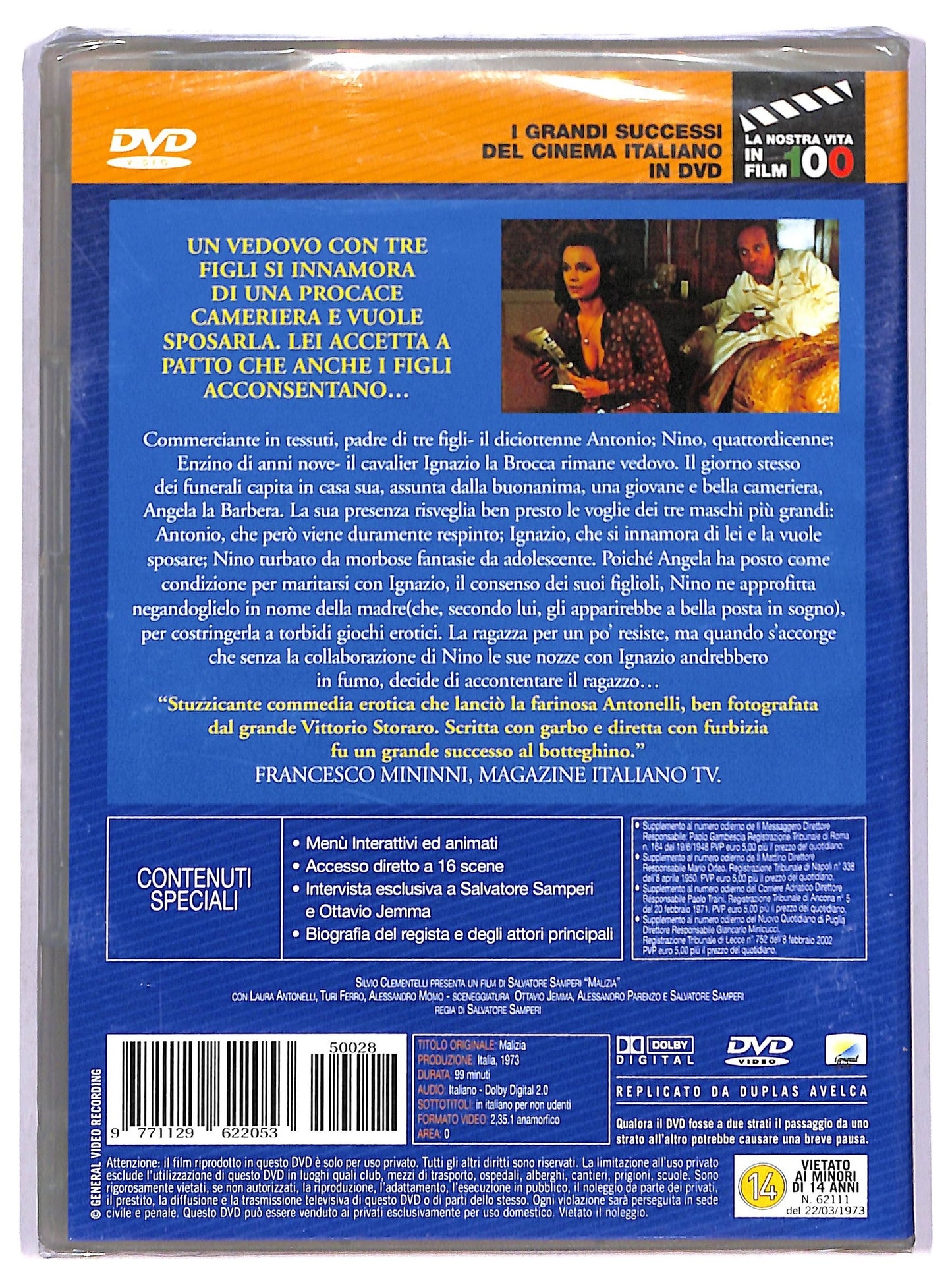 EBOND Malizia - salvatore samperi EDITORIALE DVD D790251