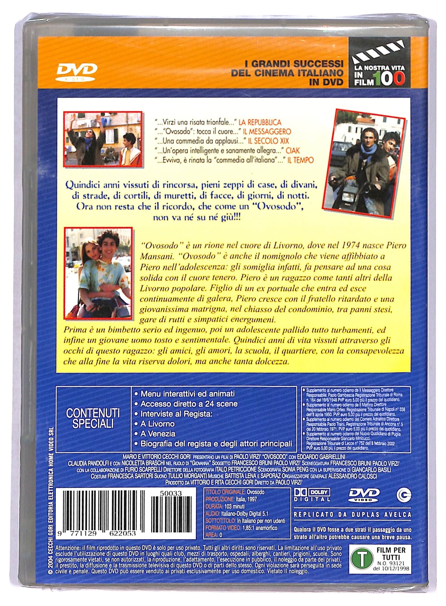 EBOND Ovosodo EDITORIALE DVD D790305