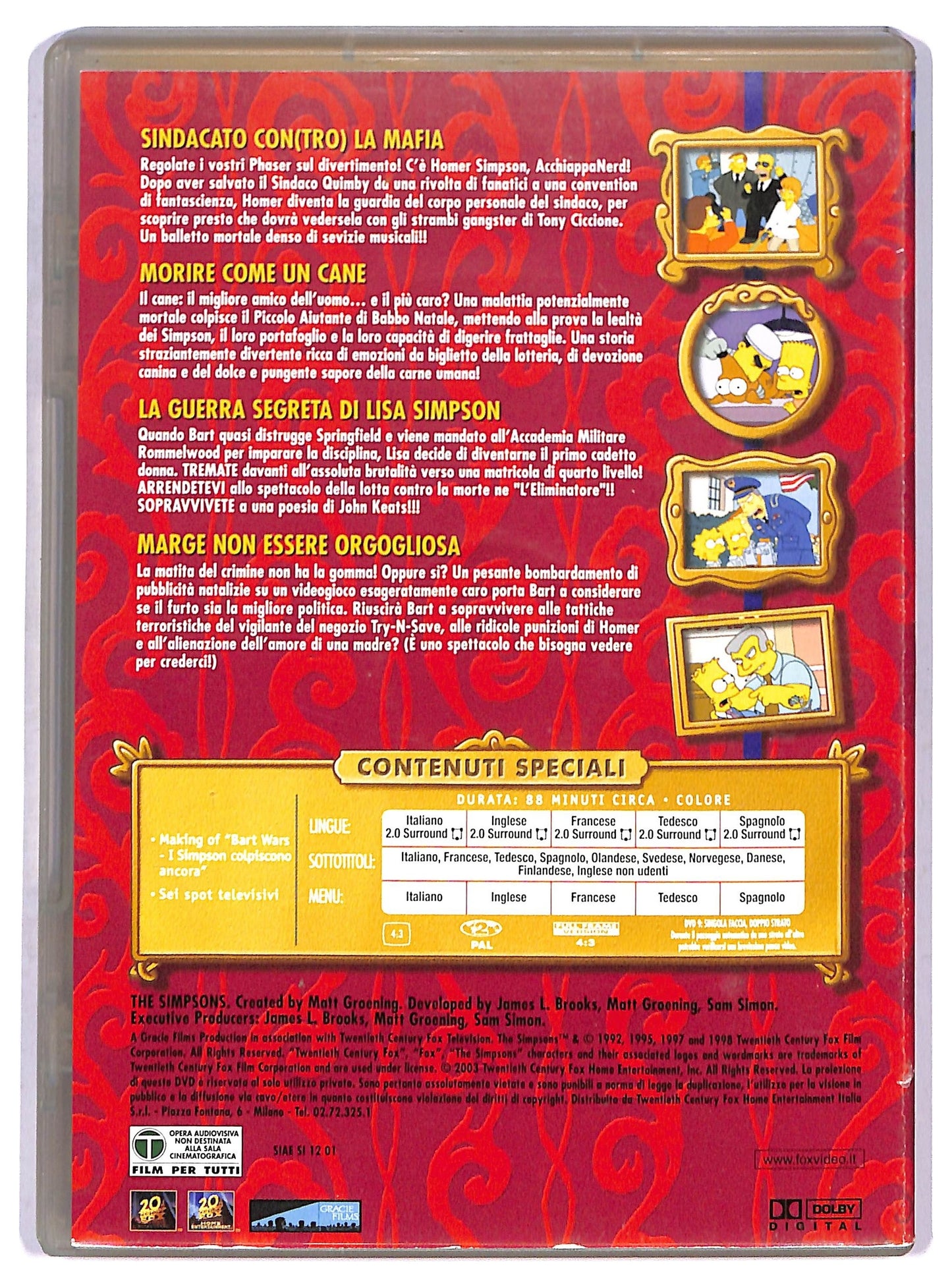 EBOND Bart Wars I Simpson colpiscono ancora DVD EDITORIALE D790324