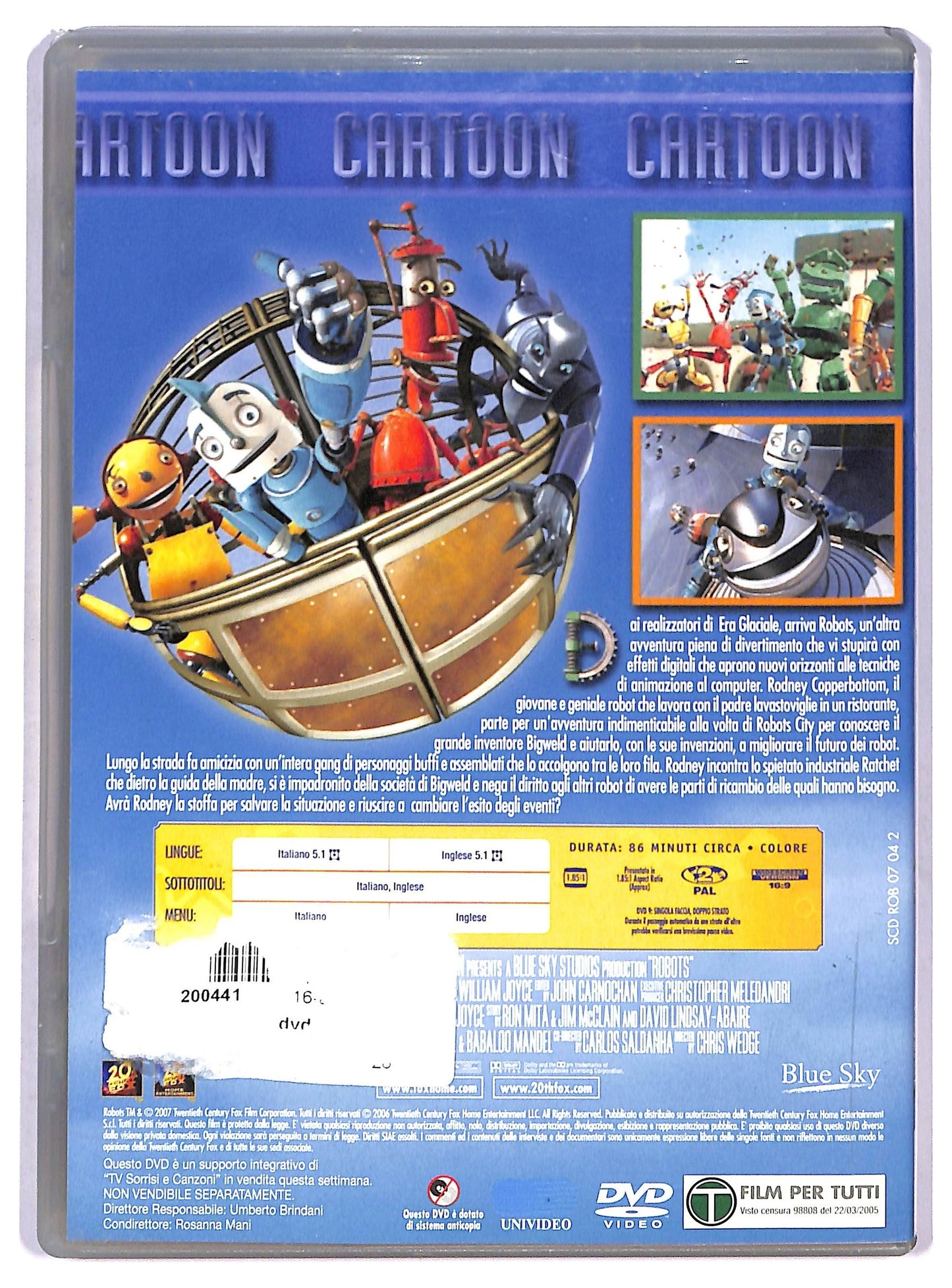 EBOND Robots EDITORIALE DVD D790412