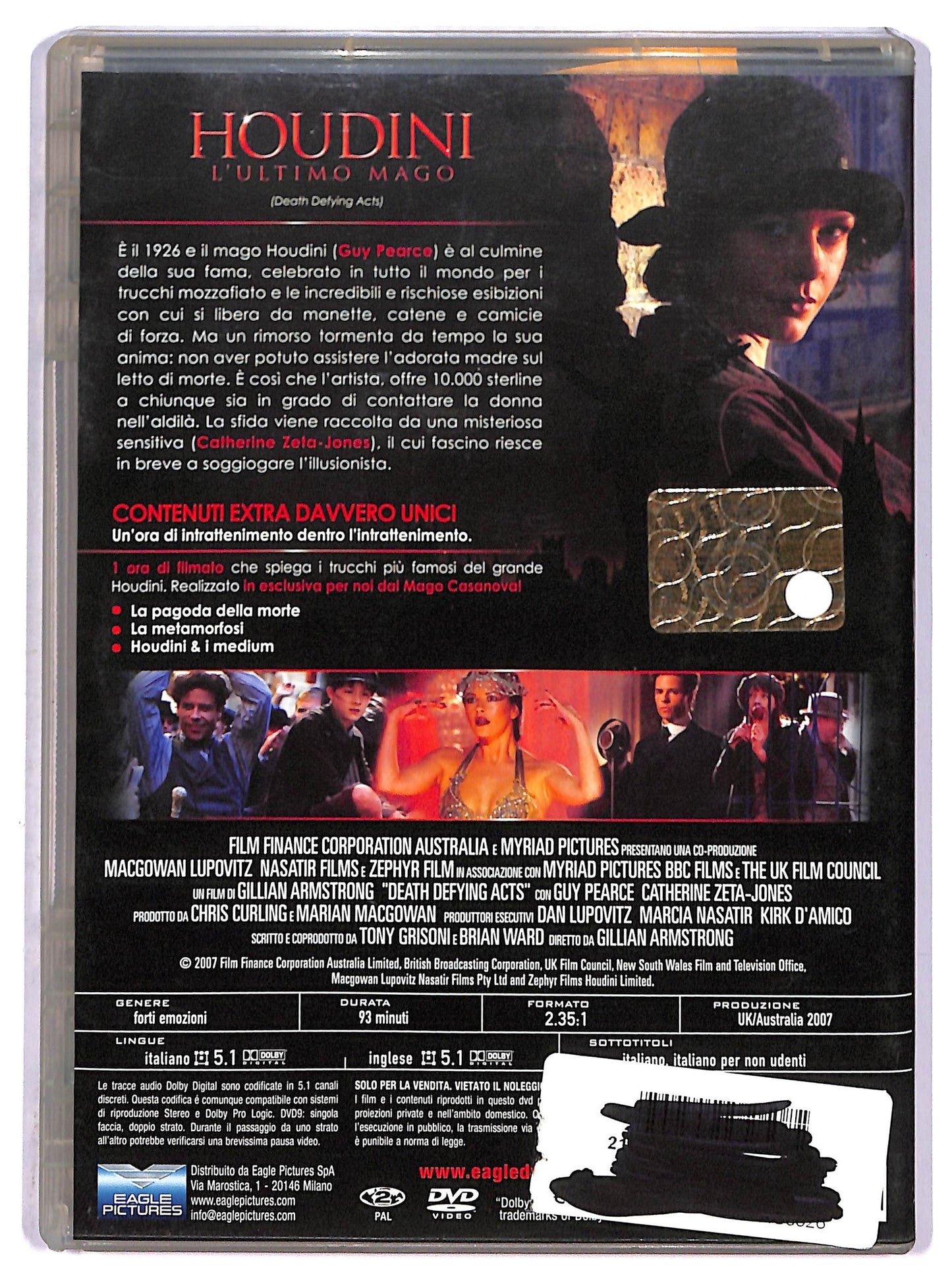 EBOND houdini - l'ultimo mago DVD D790430