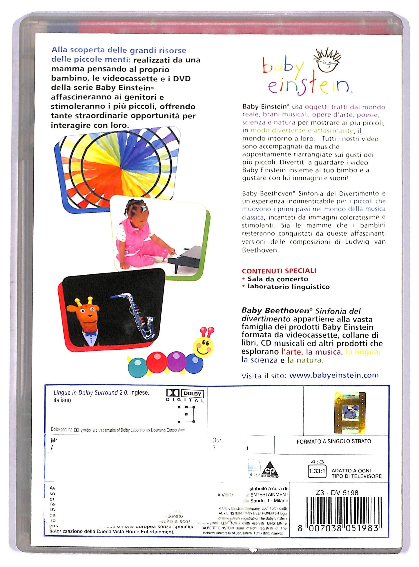 EBOND Baby Beethoven sinfonia del divertimento DVD D790437