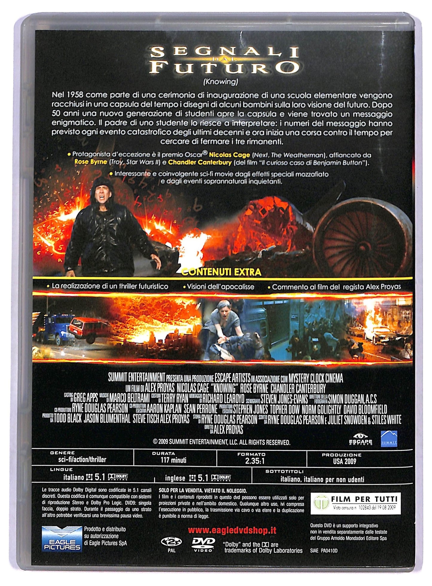 EBOND Segnali dal futuro EDITORIALE DVD D790512