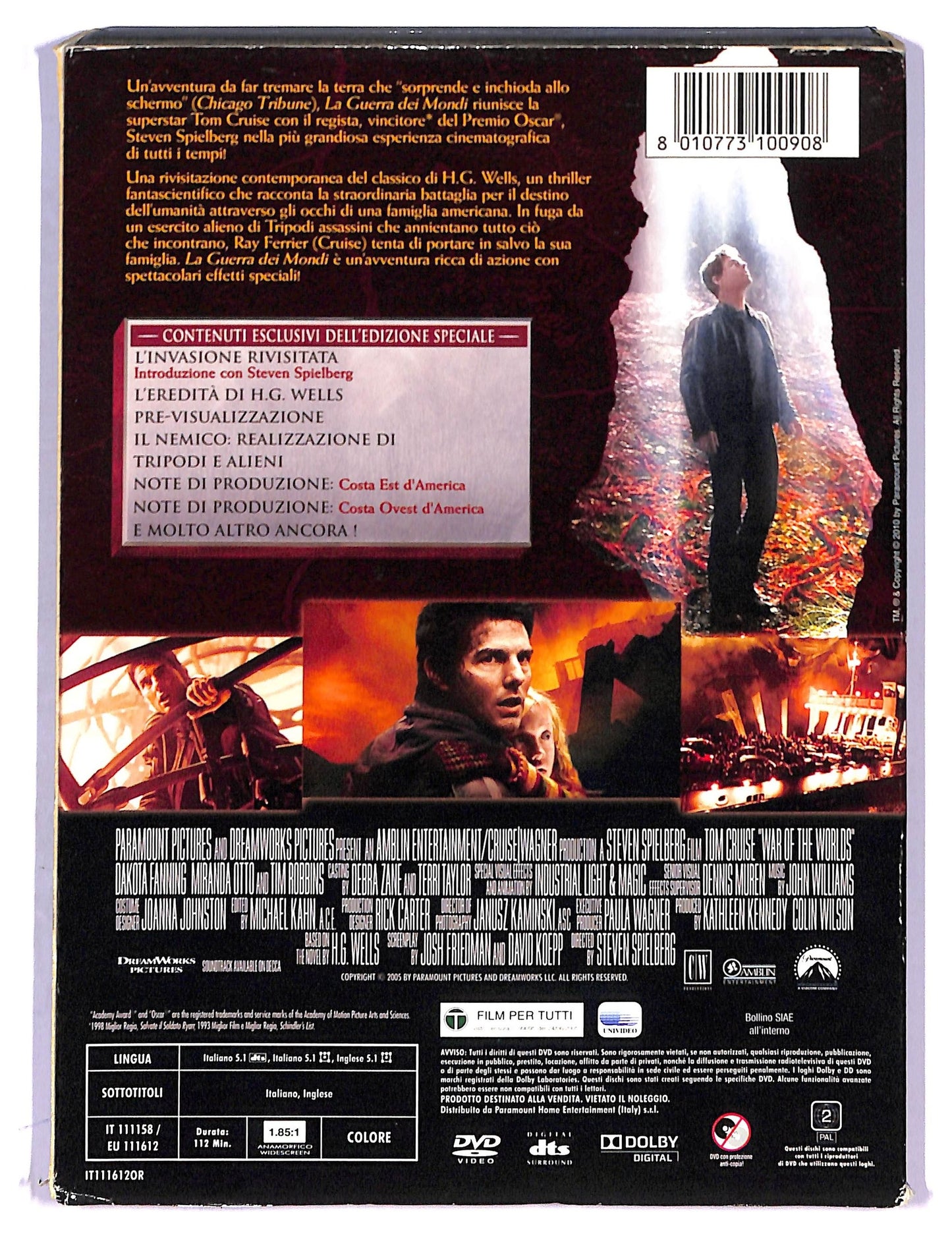 EBOND la guerra dei mondi SPECIAL EDITION DVD D790523