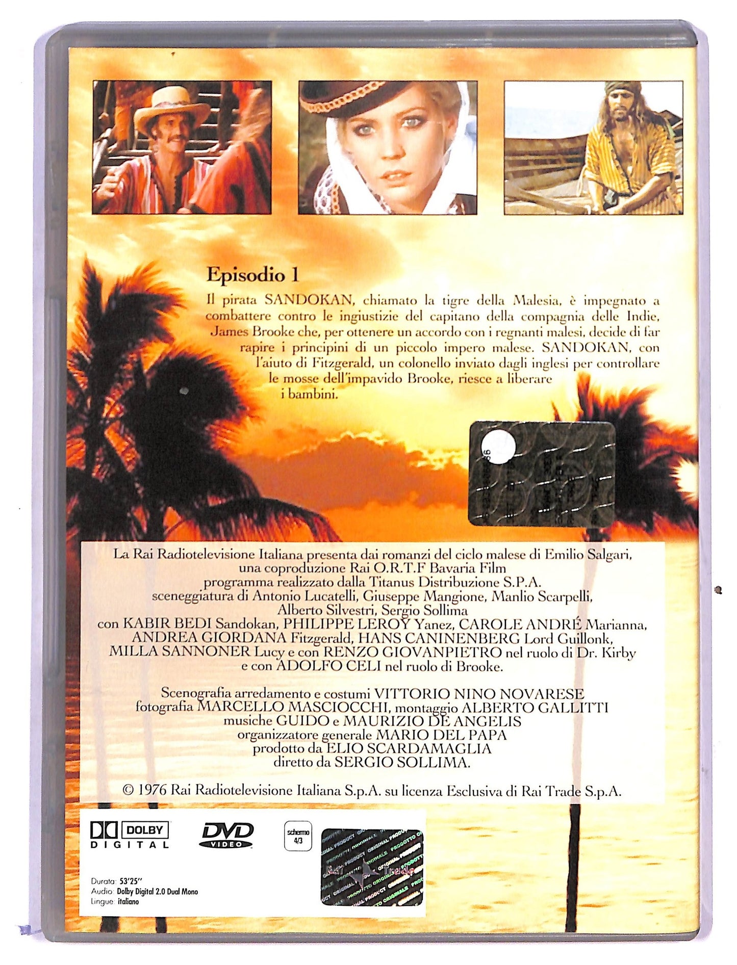 EBOND Sandokan - Episodio 1 EDITORIALE DVD D790539