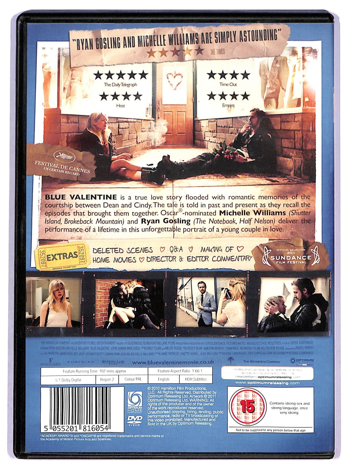 EBOND Blue Valentine  Edizione UK DVD D790553