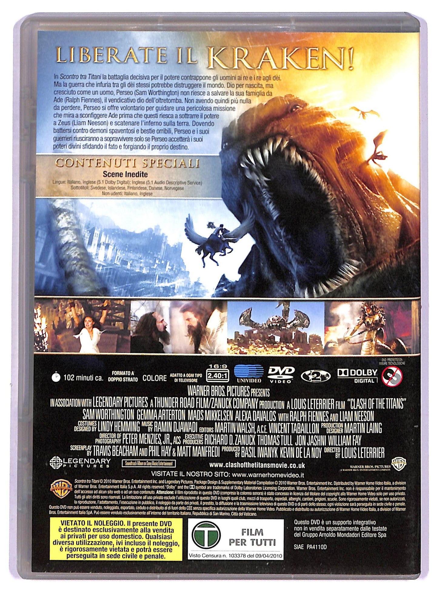 EBOND Scontro tra titani EDITORIALE DVD D790556