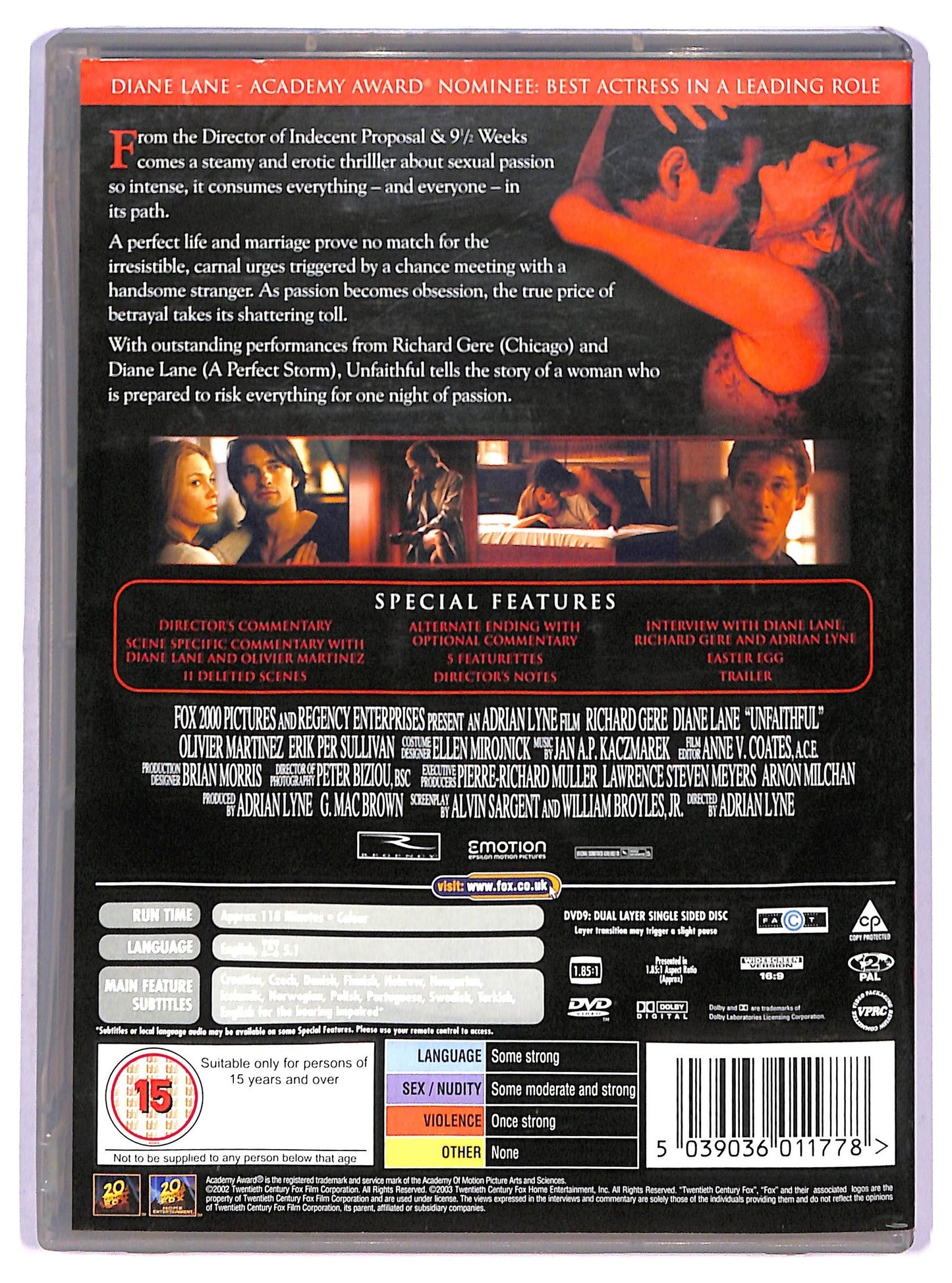 EBOND UnFaithful  Edizione UK DVD D790559
