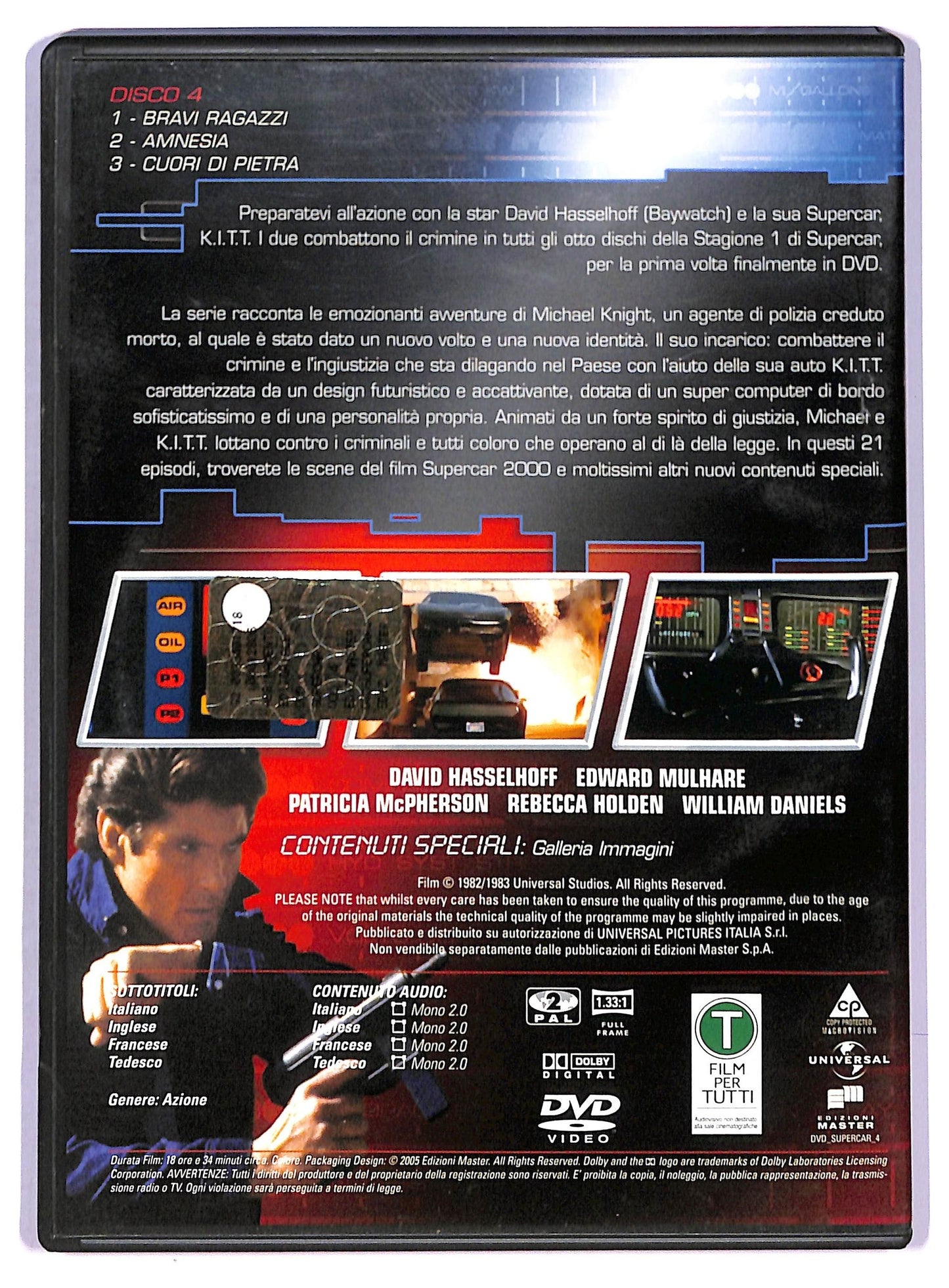 EBOND Supercar Volume 4 EDITORIALE DVD D790614