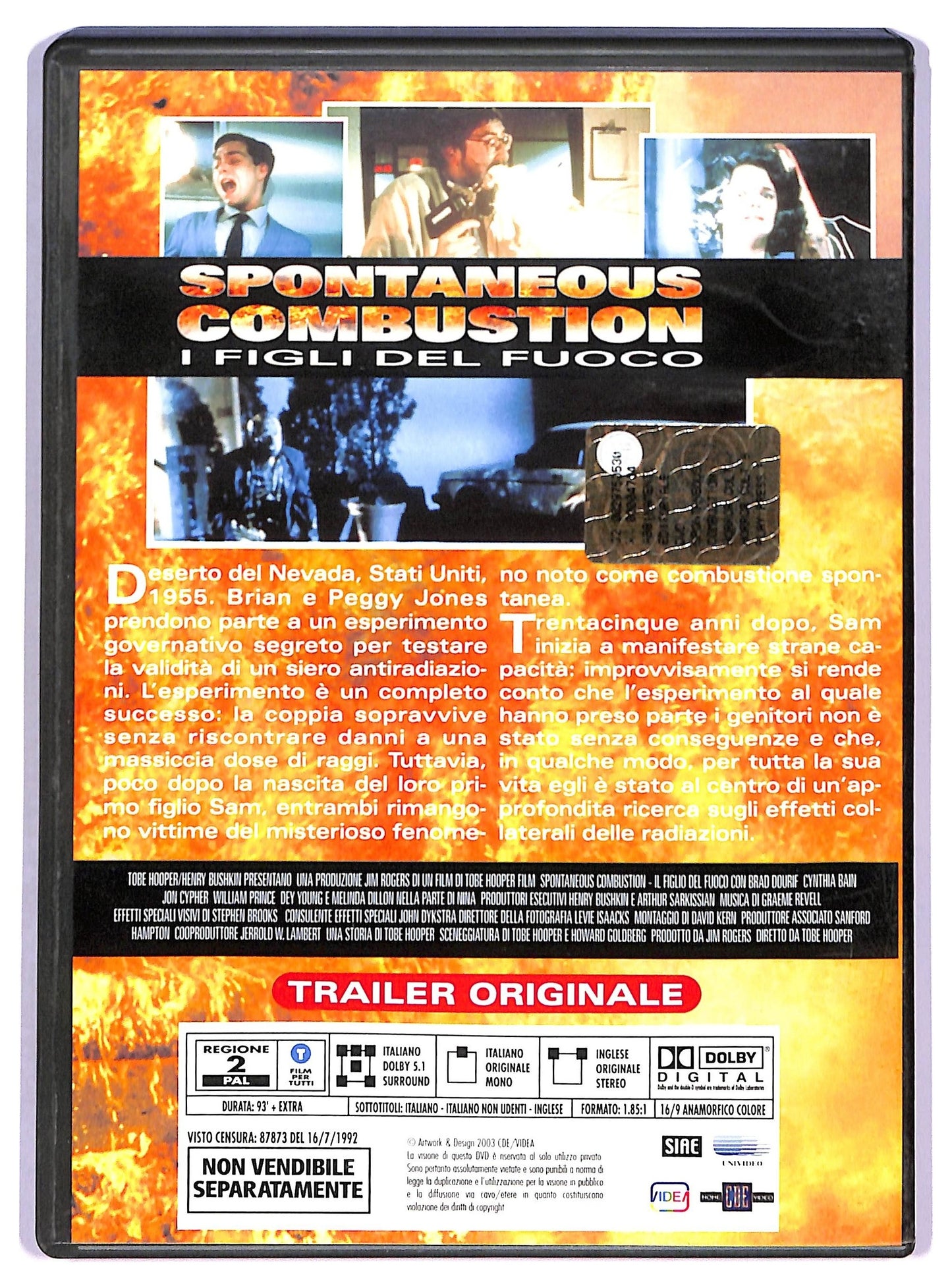 EBOND Spontaneous Combustion  EDITORIALE DVD D790621
