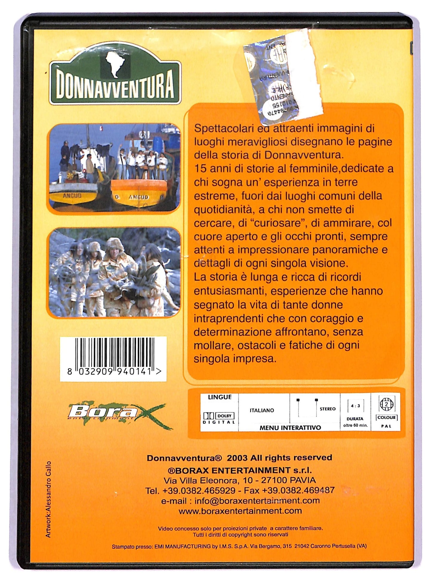 EBOND Donnavventura - Gran Raid Sud America 2003 - Lago Meliquina / Valle della Luna  DVD D790625