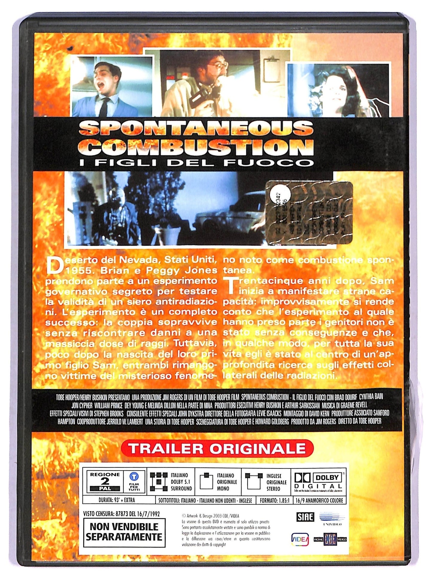 EBOND Spontaneous Combustion  EDITORIALE DVD D790742
