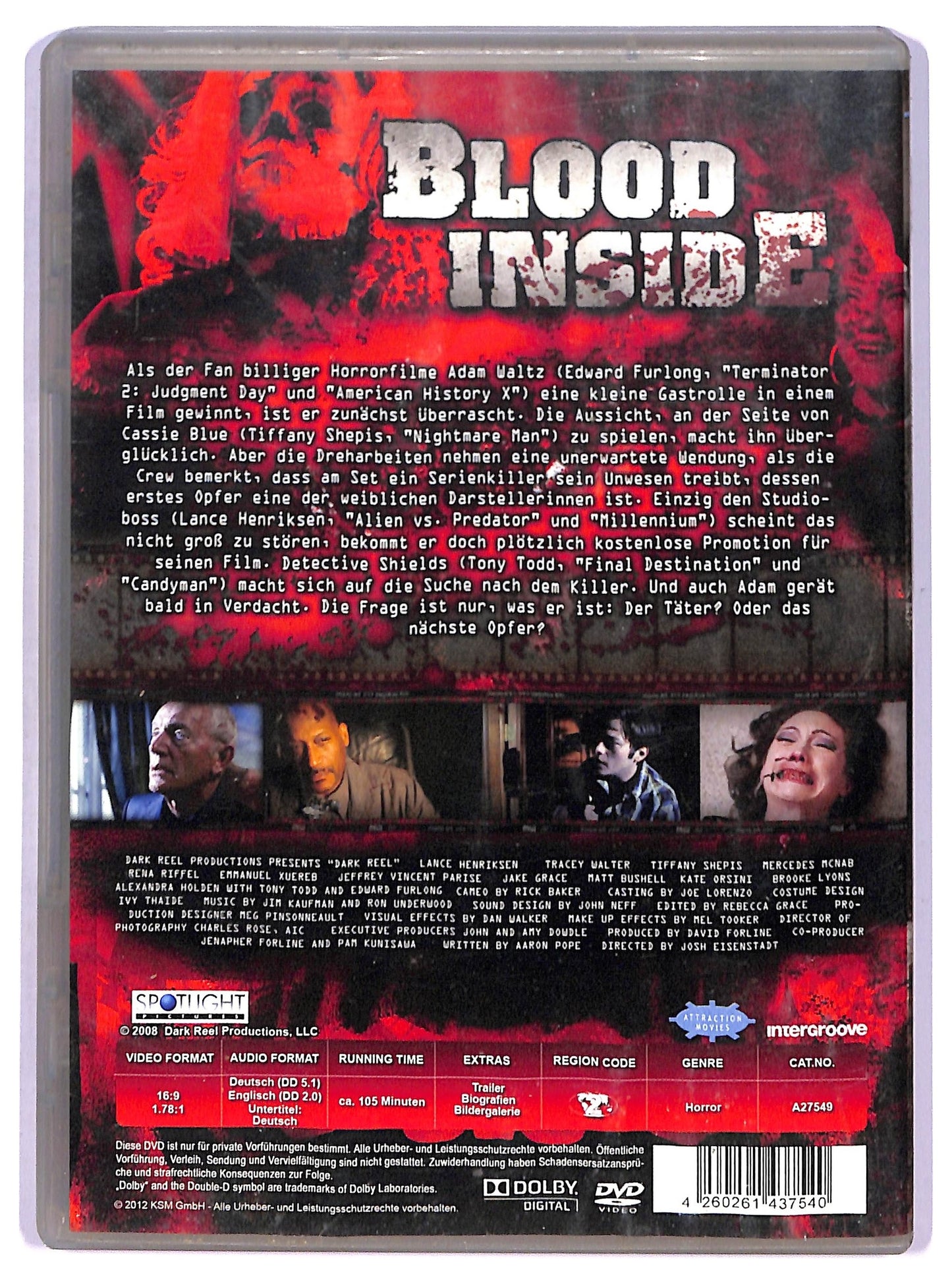 EBOND Blood Inside DVD D790744