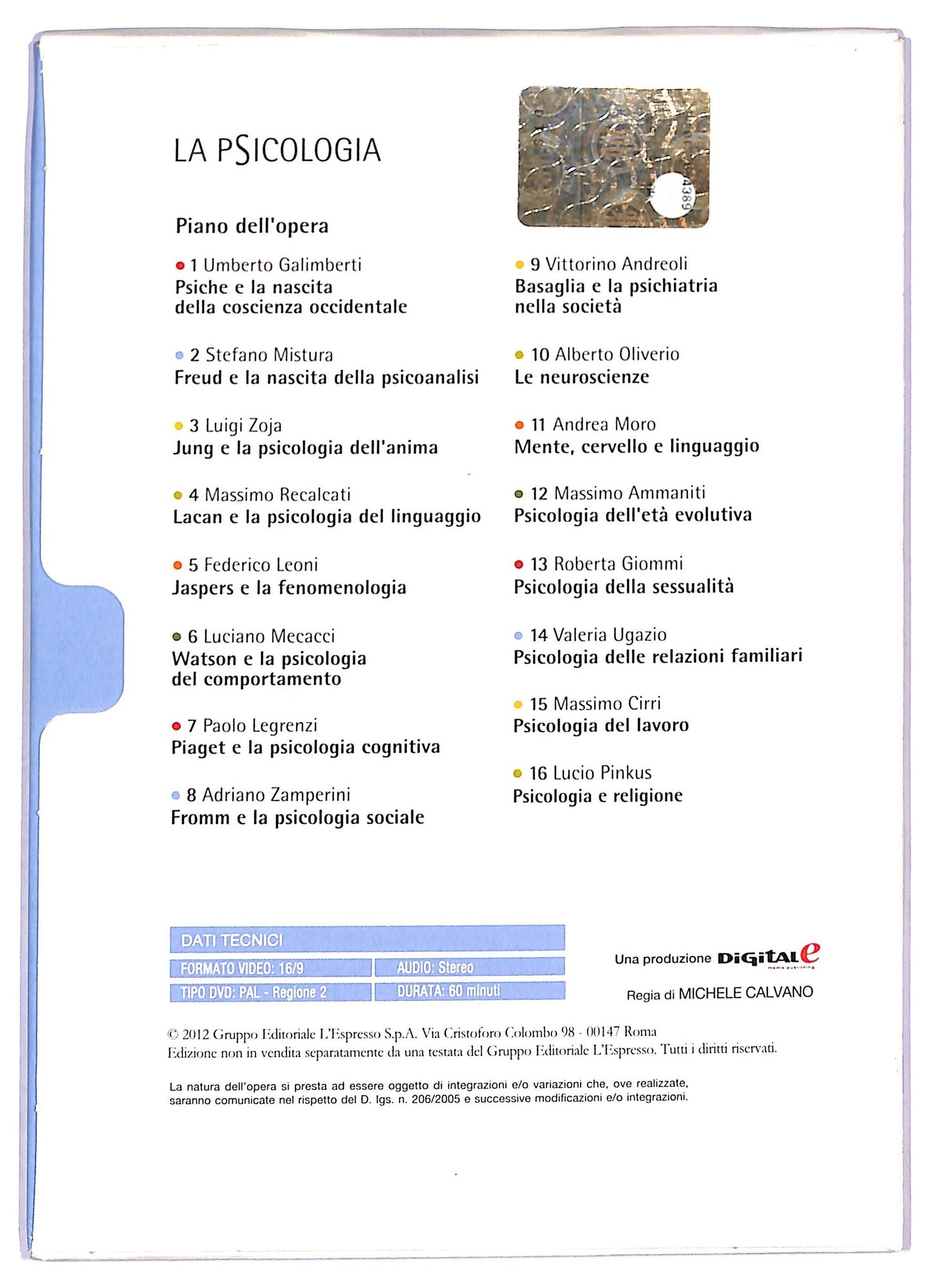 EBOND La Psicologia EDITORIALE DVD D790802