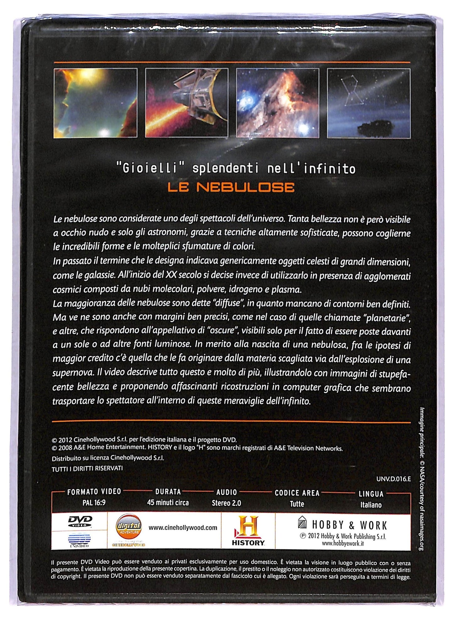 EBOND Le nebulose - Spazio History - Gioielli splendenti nell'infinito - Editoriale Hobby & Work DVD D790834