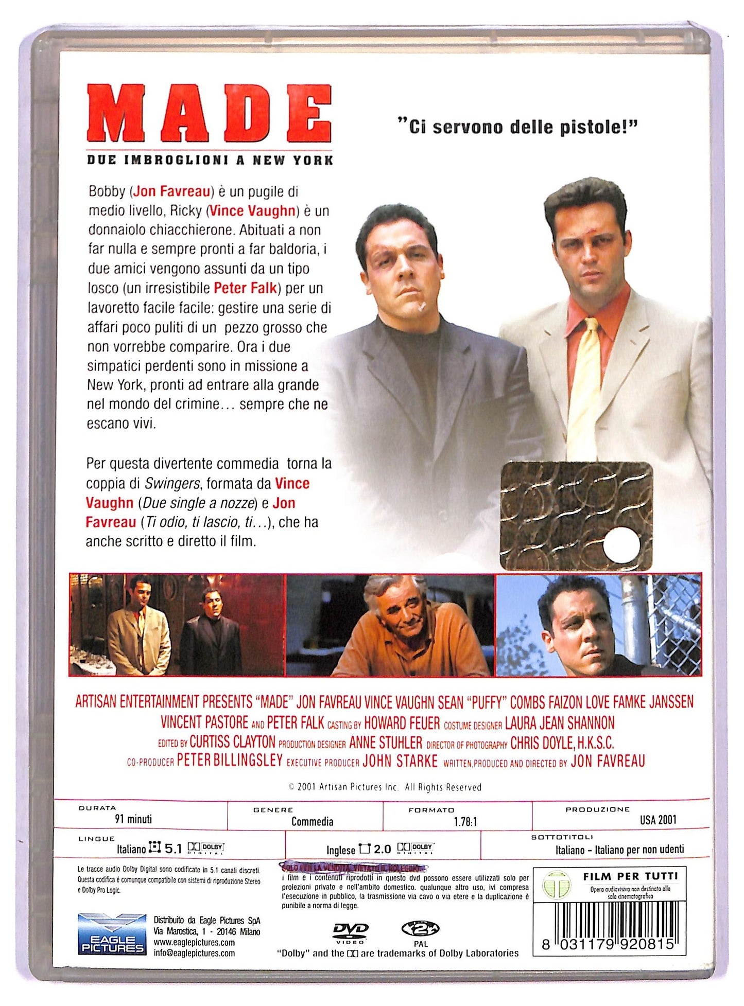 EBOND Made Due Imbroglioni A New York NOLEGGIO DVD D790901