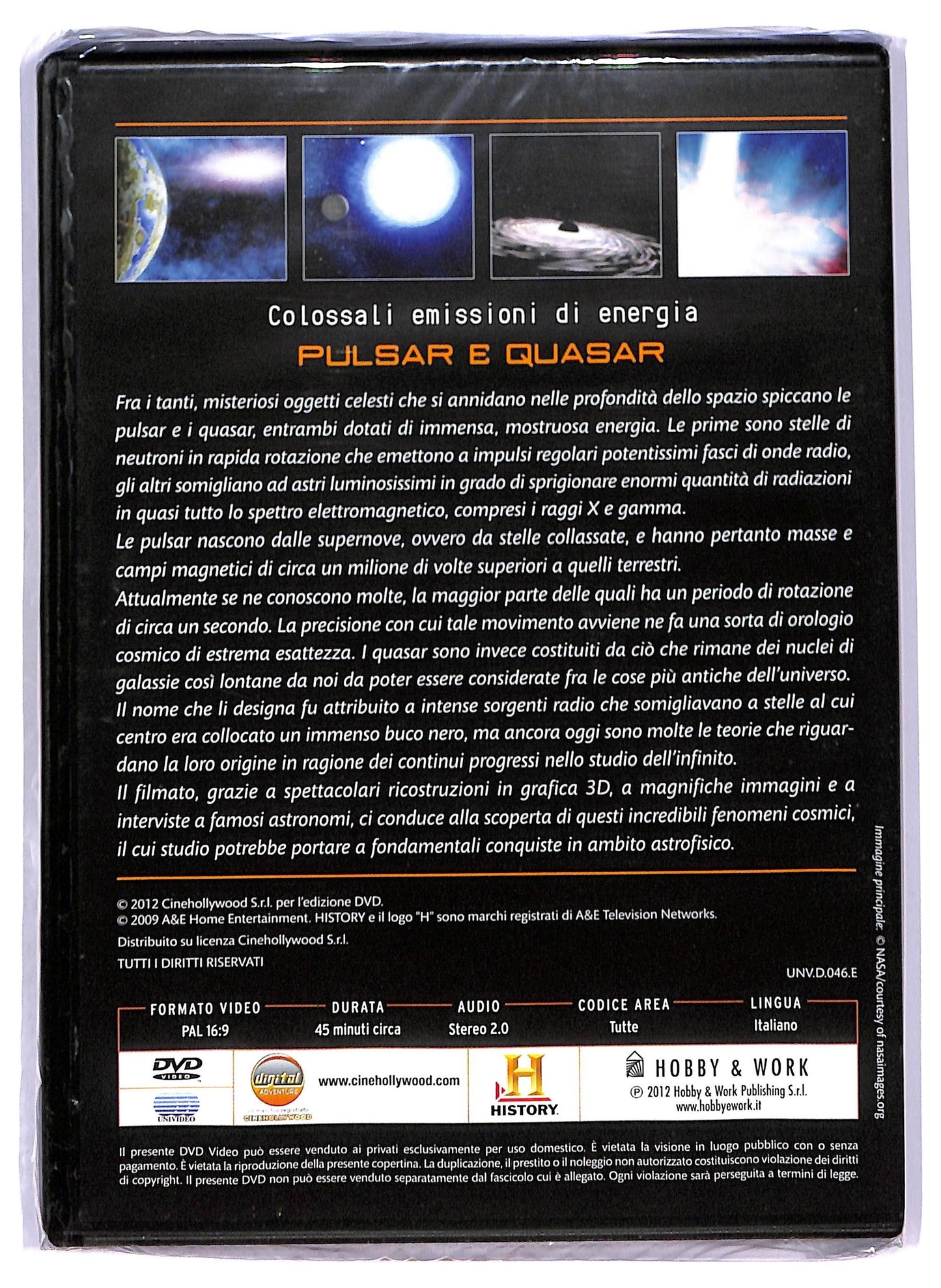 EBOND Spazio - Colossali Emissioni Di Energia Pulsar e Quasar EDITORIALE DVD D790915
