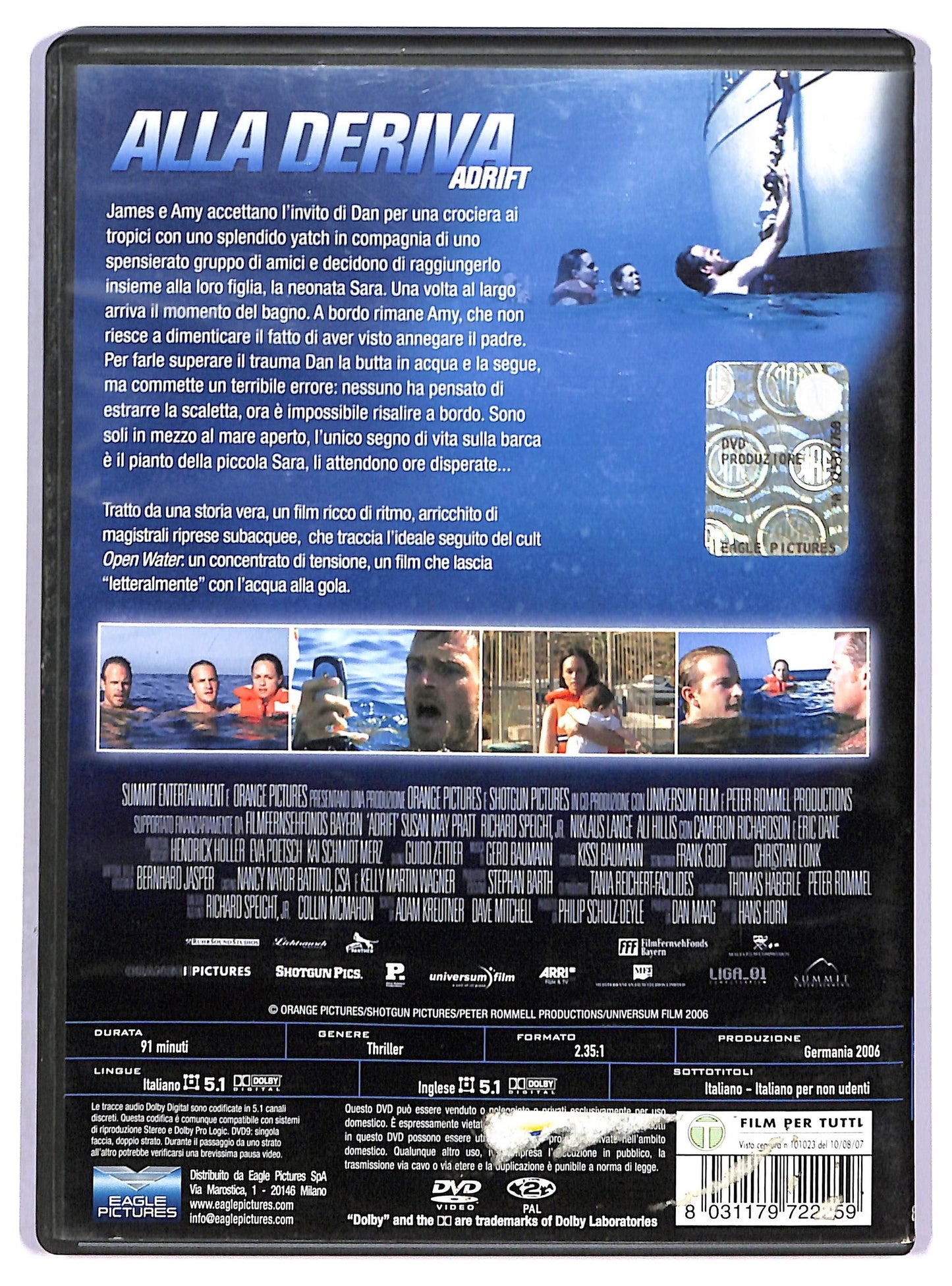 EBOND alla deriva - adrift NOLEGGIO DVD D790936