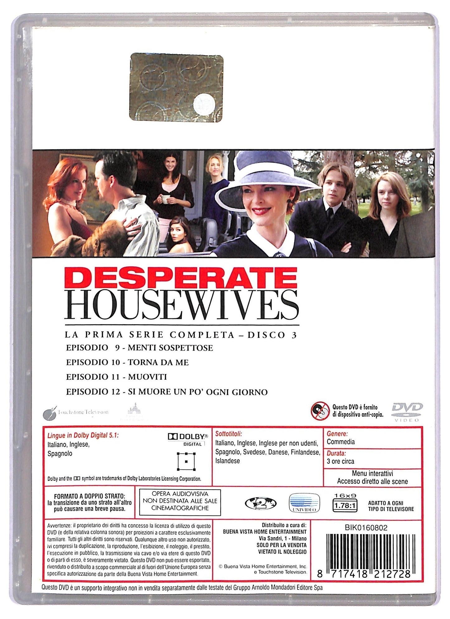 EBOND Desperate Housewives Stagione 1 Disco 3 EDITORIALE DVD D790942