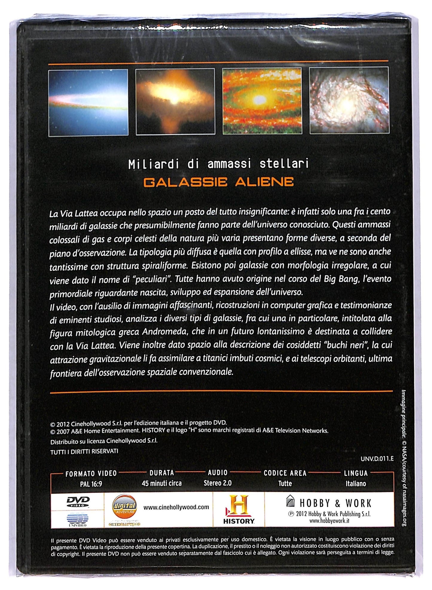EBOND Spazio History  - Galassie Aliene  DVD  Editoriale D790946