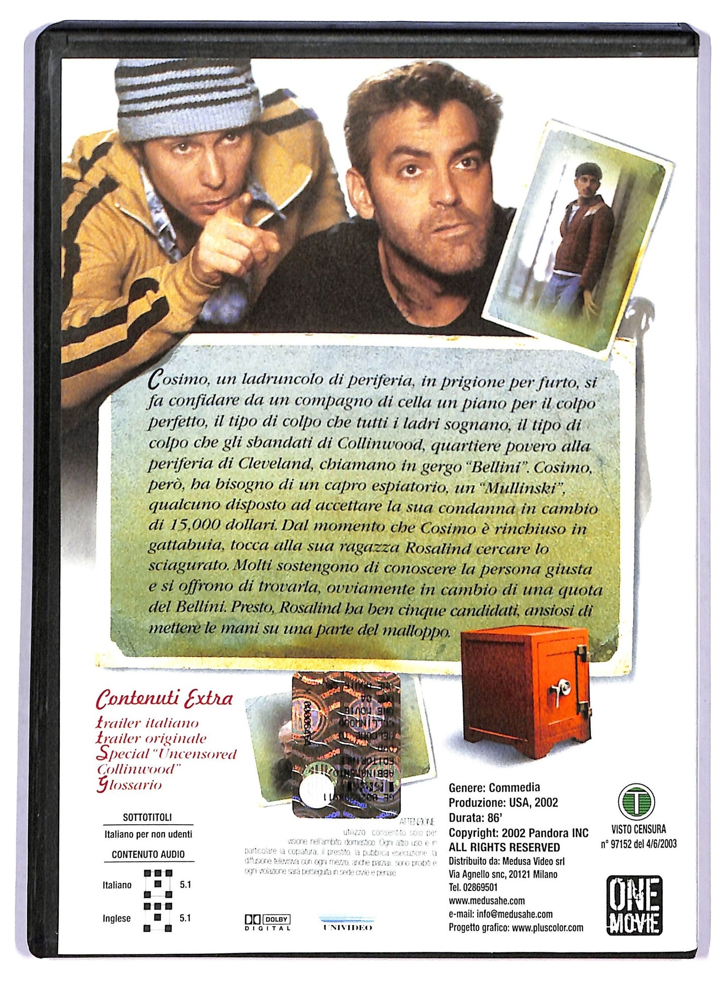 EBOND Welcome To Collinwood EDITORIALE DVD D791008