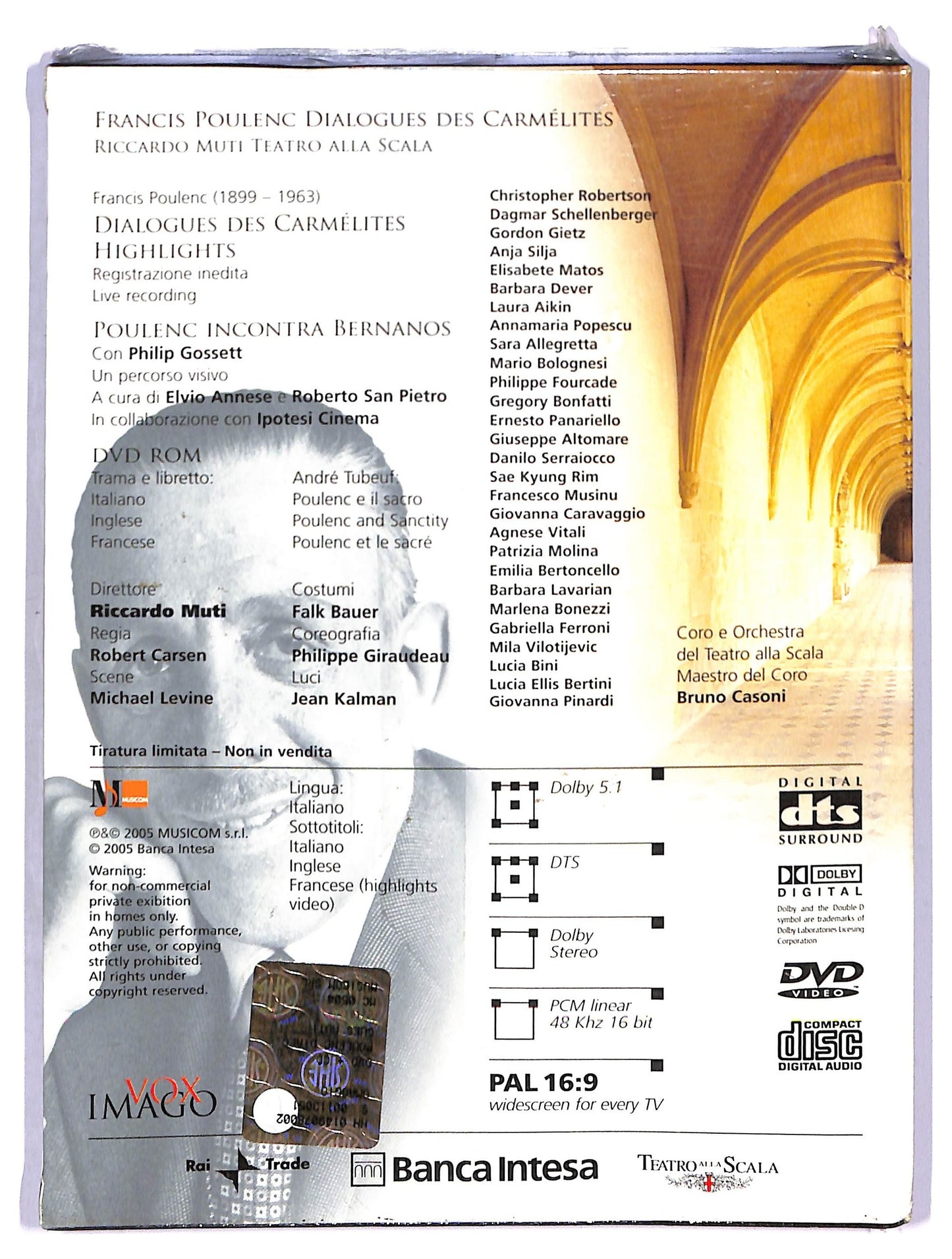 EBOND Francis Poulenc - Dialogues Des Carmelites - Riccardo Muti DVD D791033