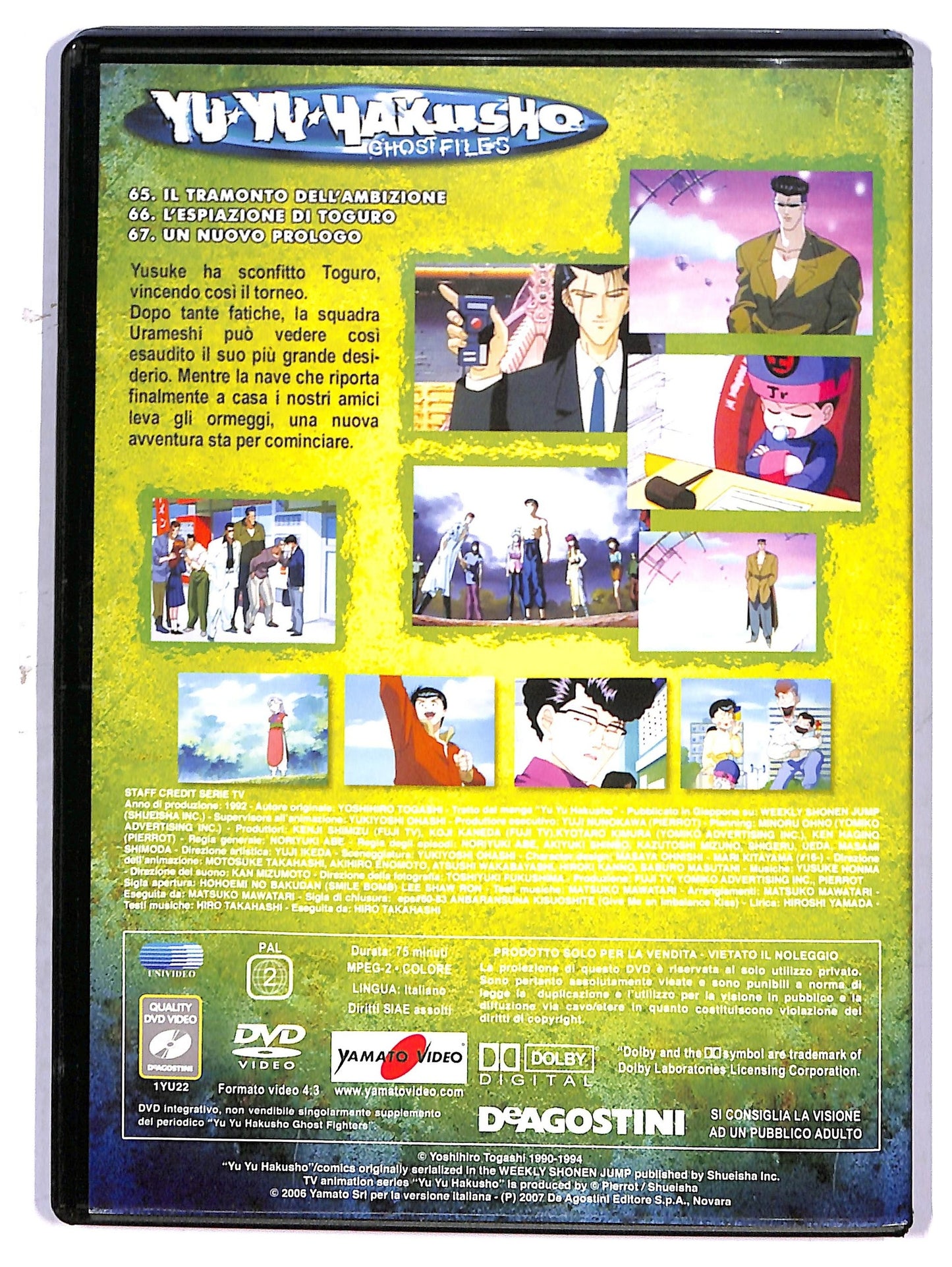 EBOND Yu Yu Hakusho Ghost Files Vol. 22 EDITORIALE DVD D791041