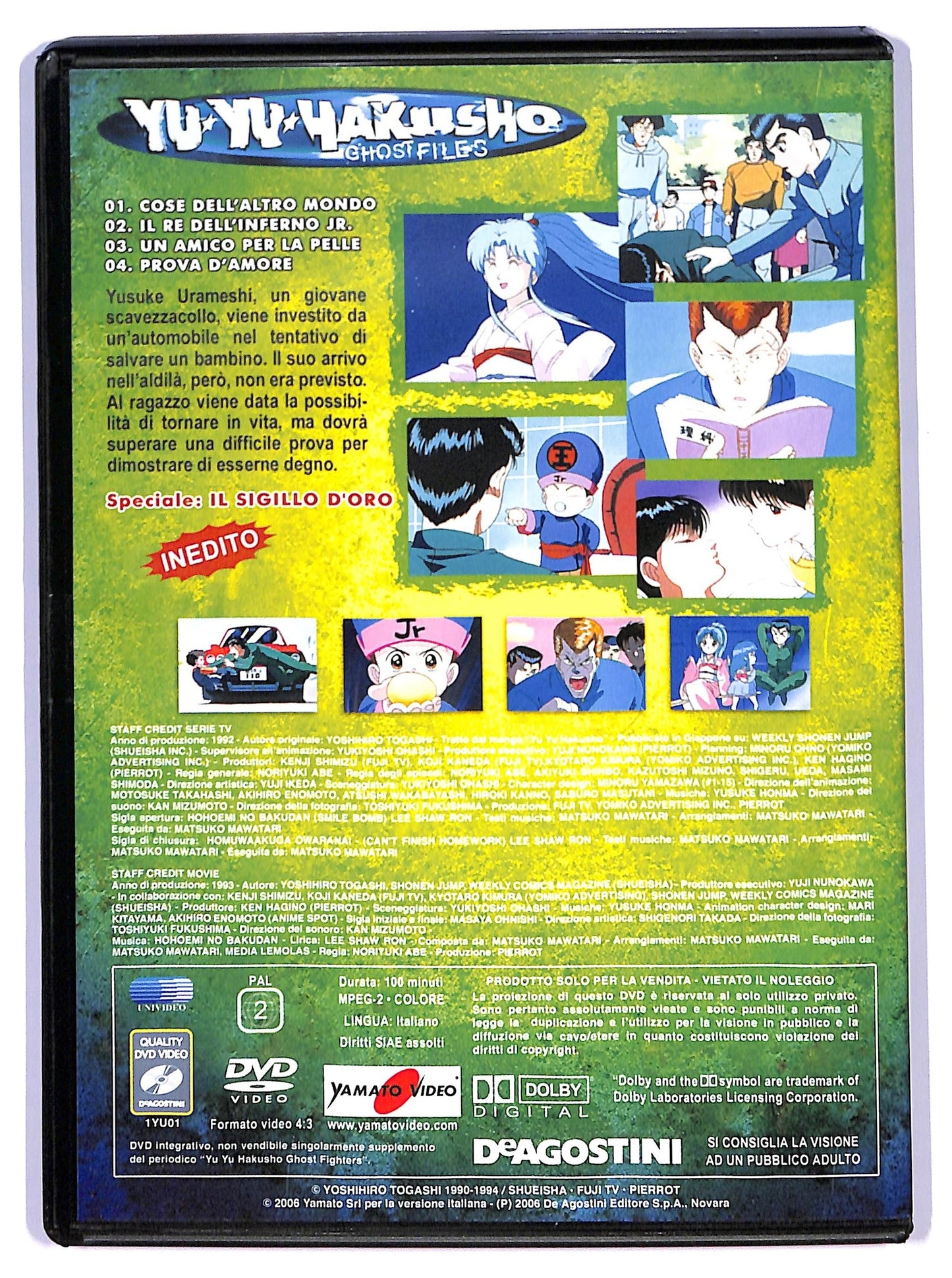 EBOND Yu Yu Hakusho Ghost Files Vol. 1 EDITORIALE DVD D791056