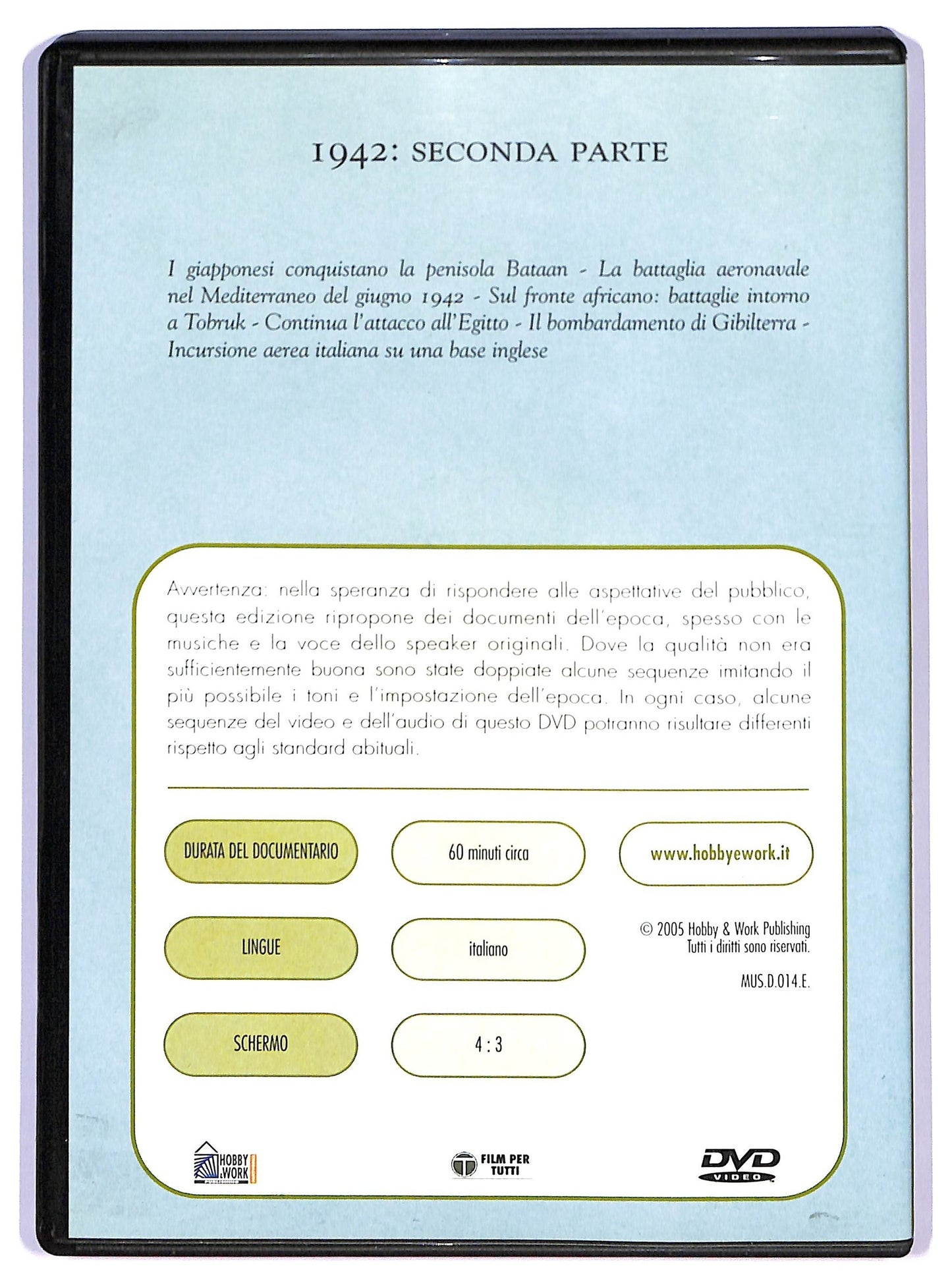 EBOND 1942 - seconda parte  EDITORIALE DVD D791060