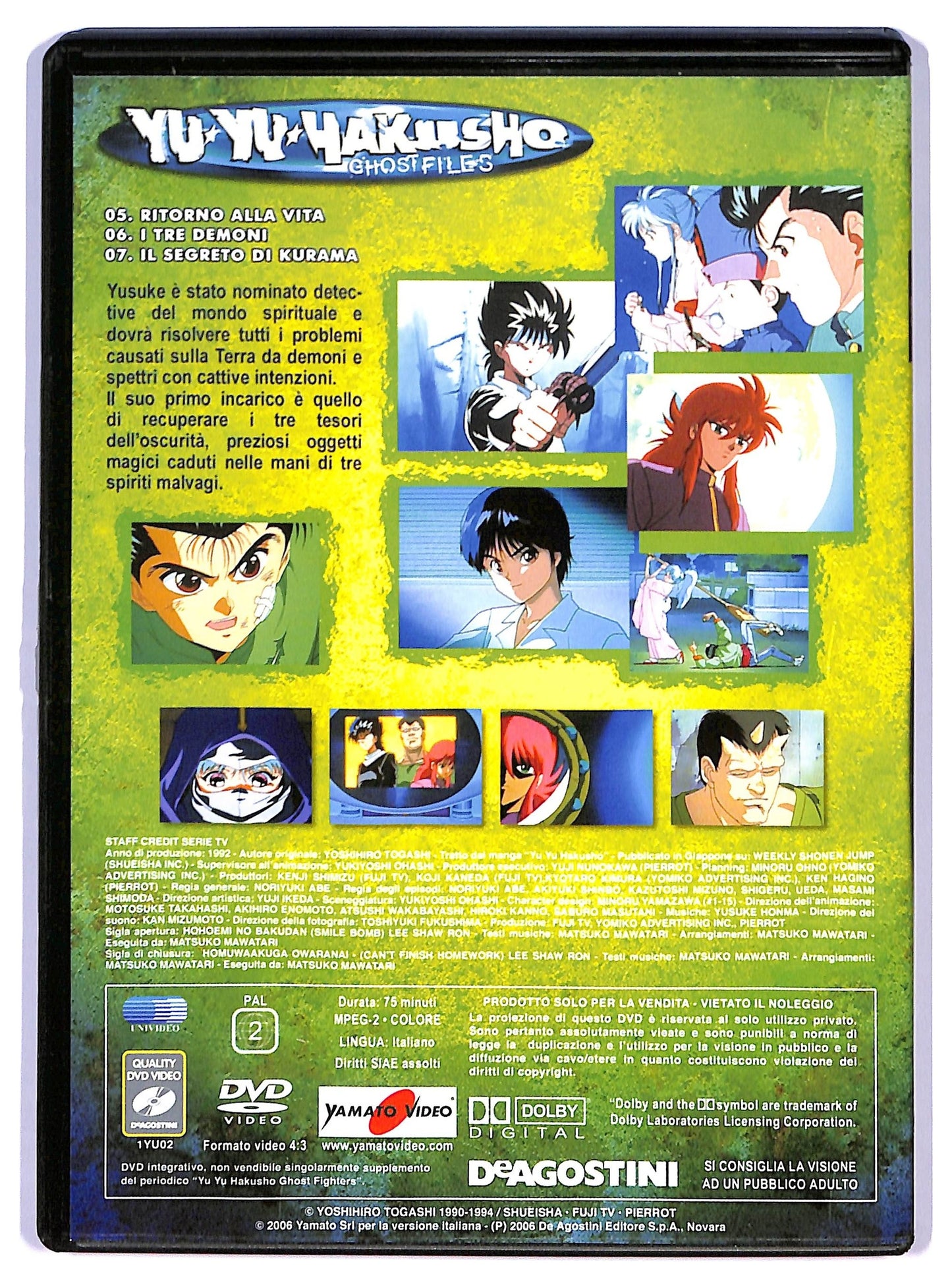EBOND Yu Yu Hakusho Ghost Files Vol. 2 EDITORIALE DVD D791065