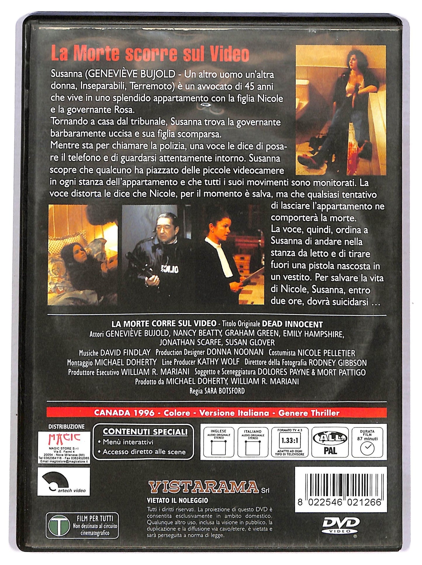 EBOND La morte scorre sul video DVD D791106