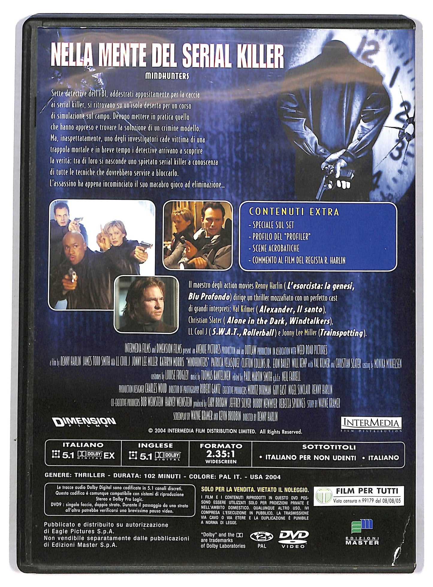 EBOND Nella mente del serial killer EDITORIALE DVD D791220