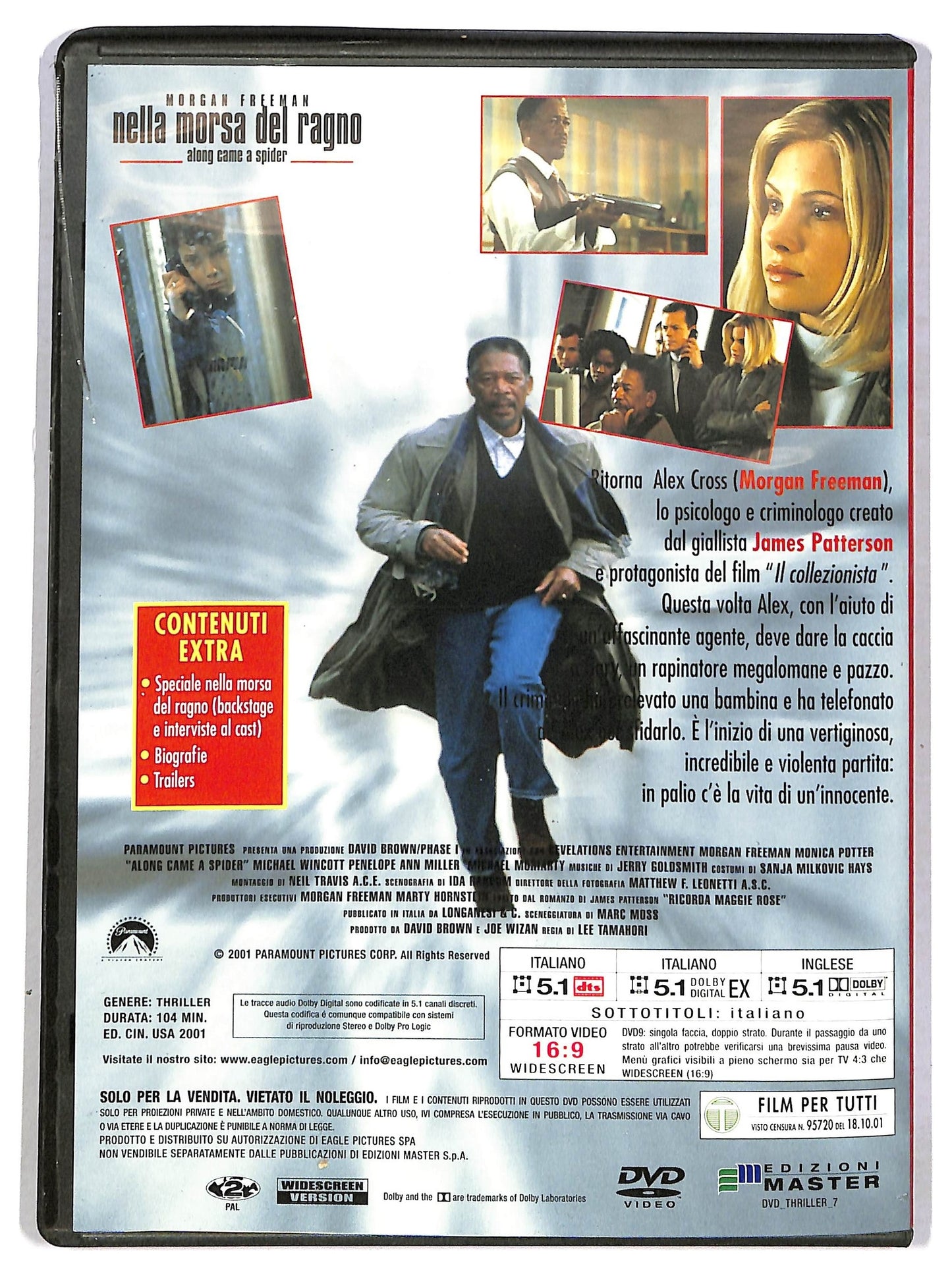 EBOND Nella Morsa Del Ragno - Along Came a Spider EDITORIALE DVD D791221